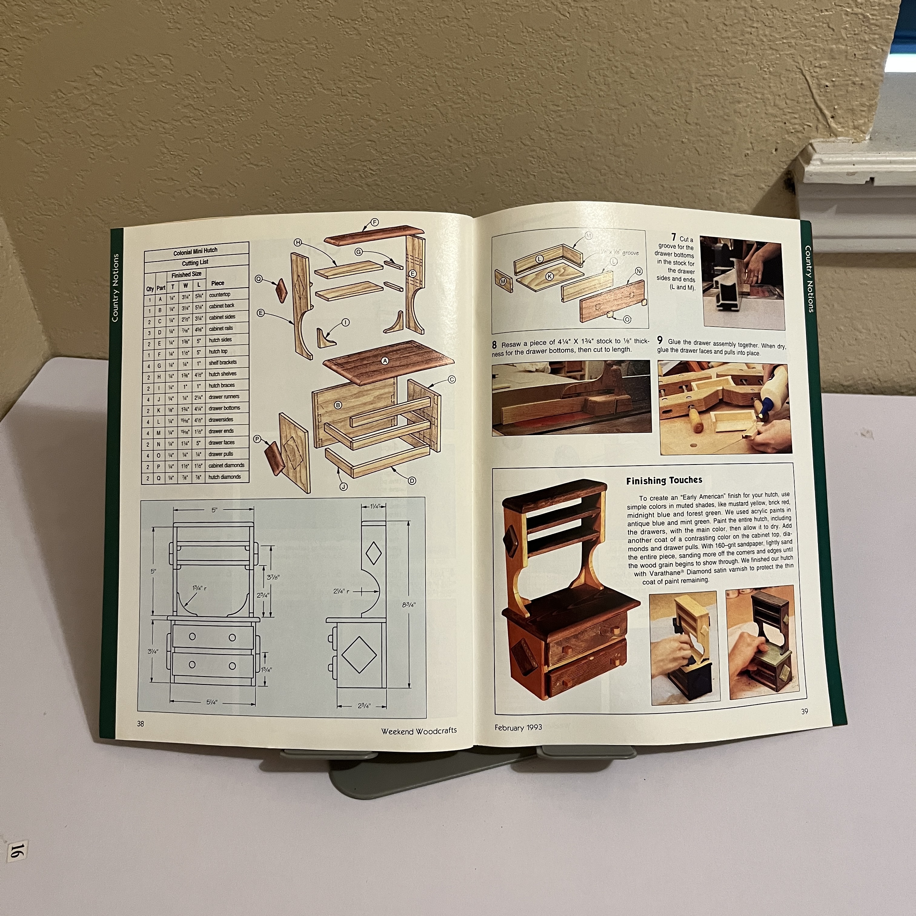 Weekend Woodcrafts Mag Feb 1993 DIY Wood Projects — image 4