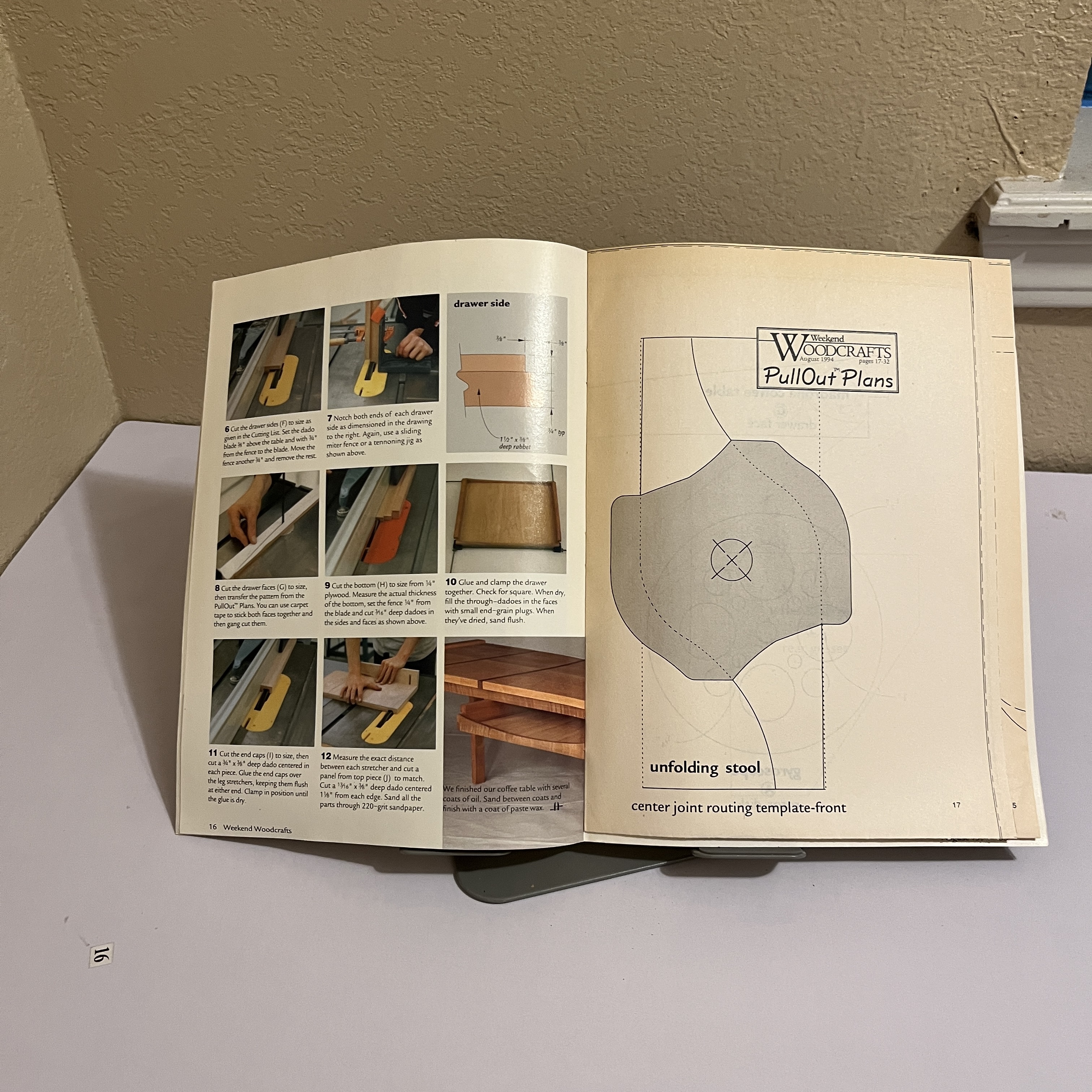 Weekend Woodcrafts Magazine, Aug 1994, Woodworking Plans — image 4