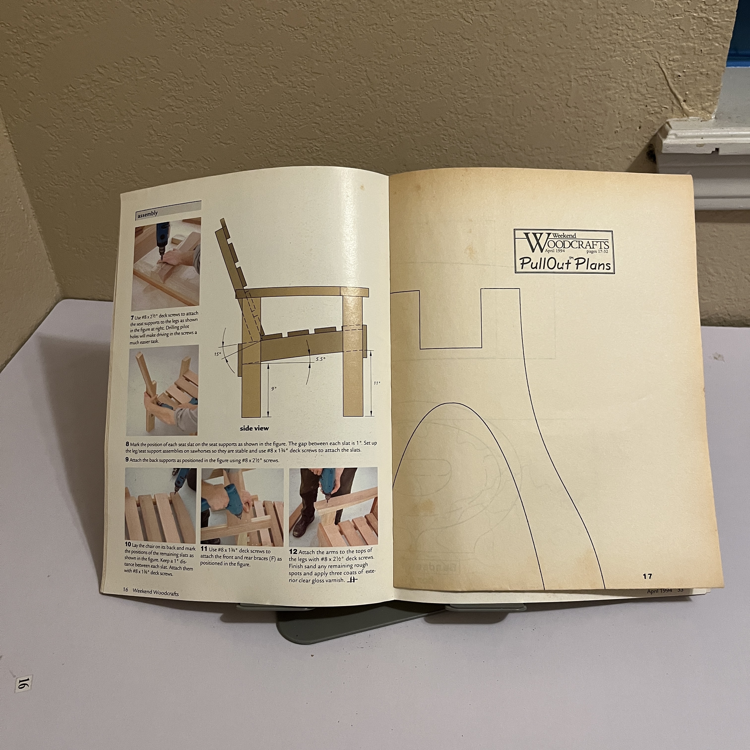 Weekend Woodcrafts Mag, Woodworking Projects, April 1994 — image 4