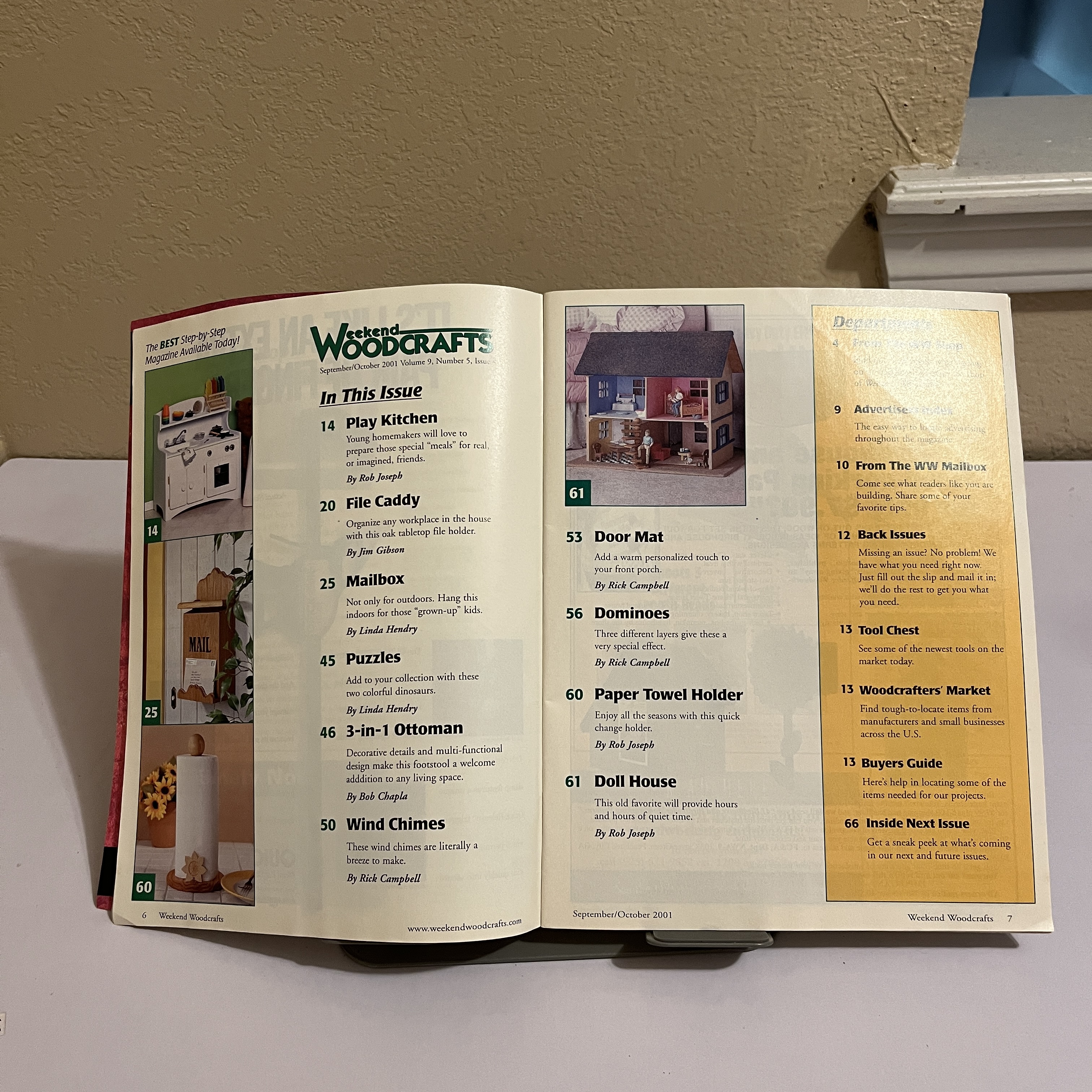 Weekend Woodcrafts Magazine Play Kitchen Plans Oct 2001 — image 2