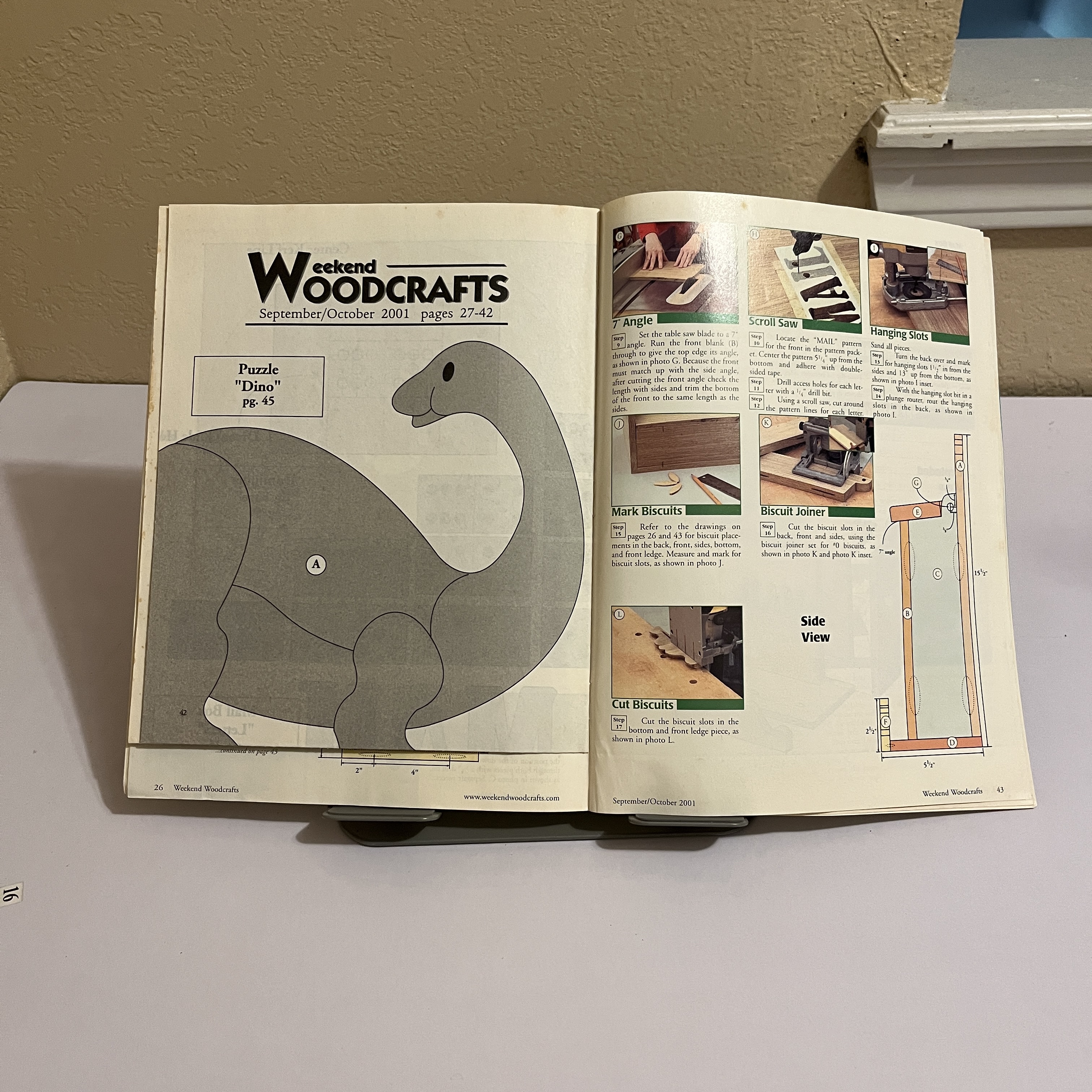 Weekend Woodcrafts Magazine Play Kitchen Plans Oct 2001 — image 4