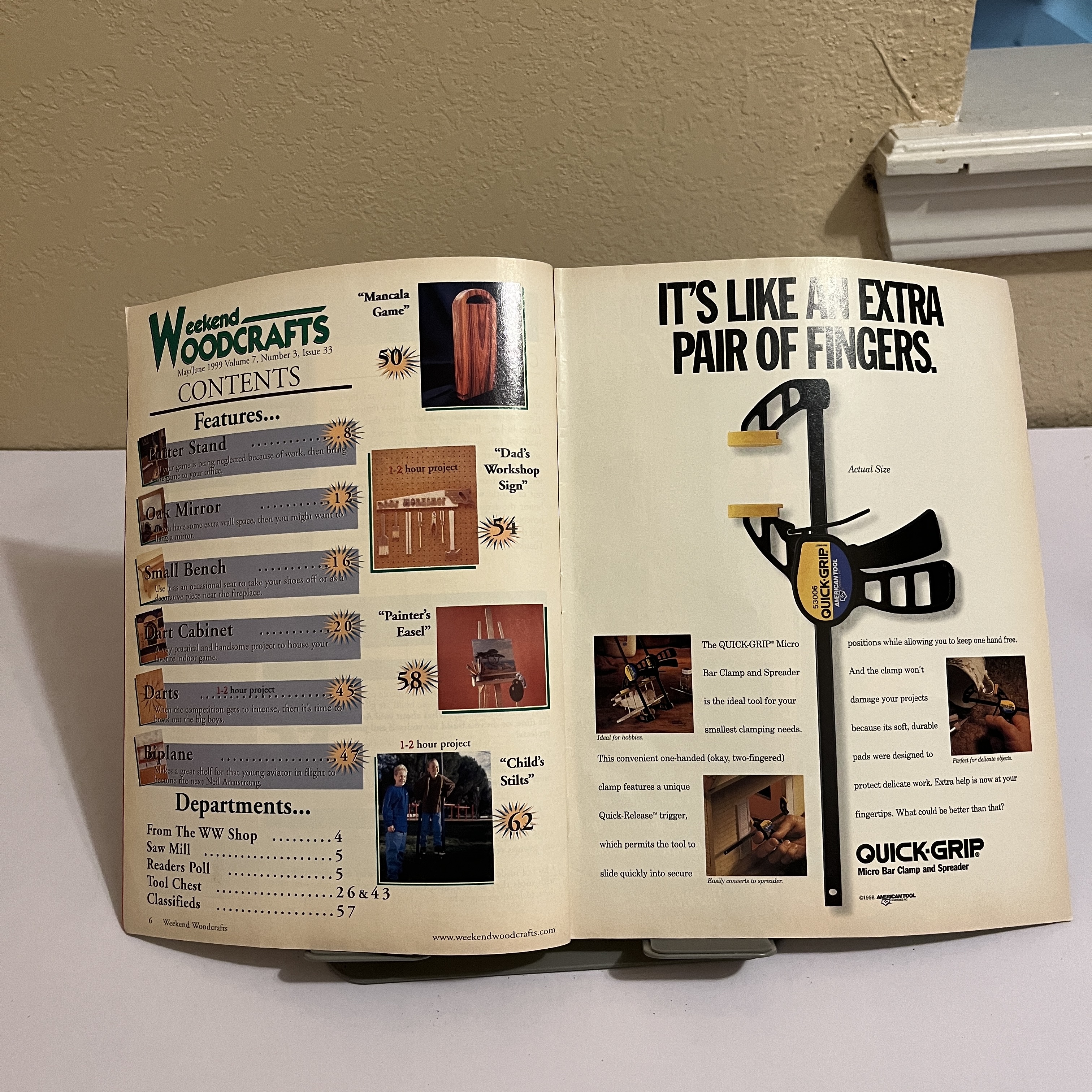 Weekend Woodcrafts Magazine, June 1999, Wood Projects — image 2