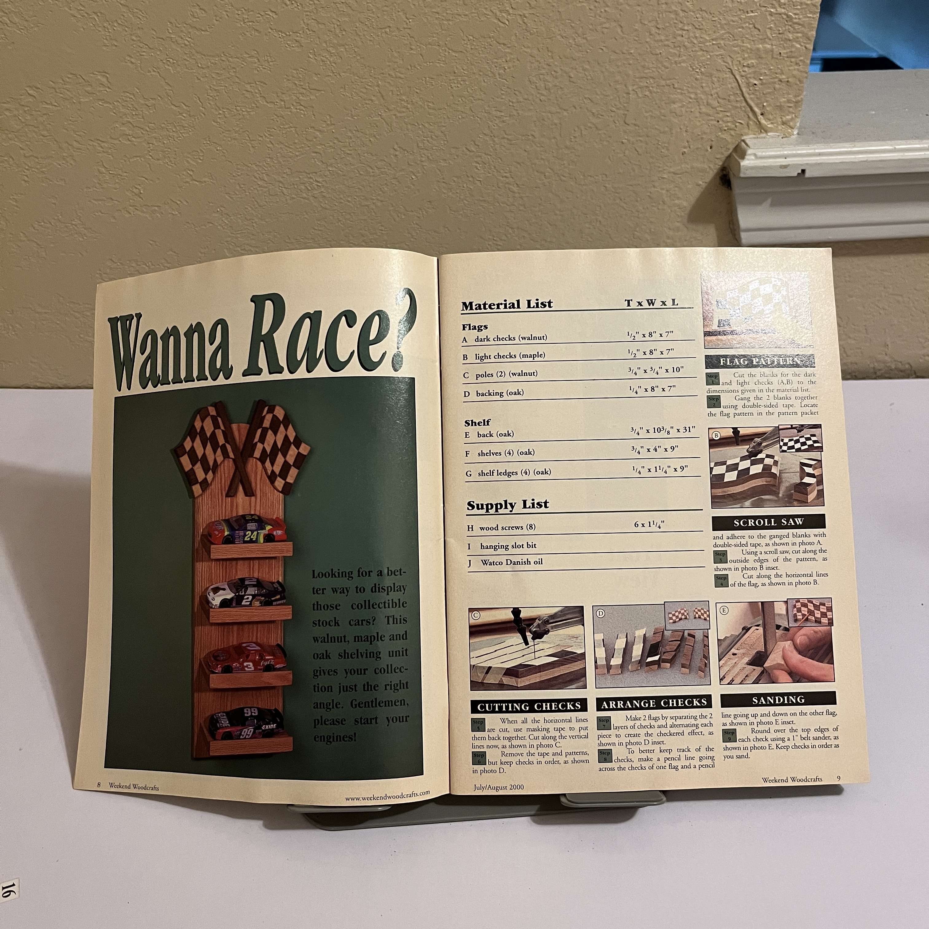 Weekend Woodcrafts Magazine, Woodworking Projects, Aug 2000 — image 3