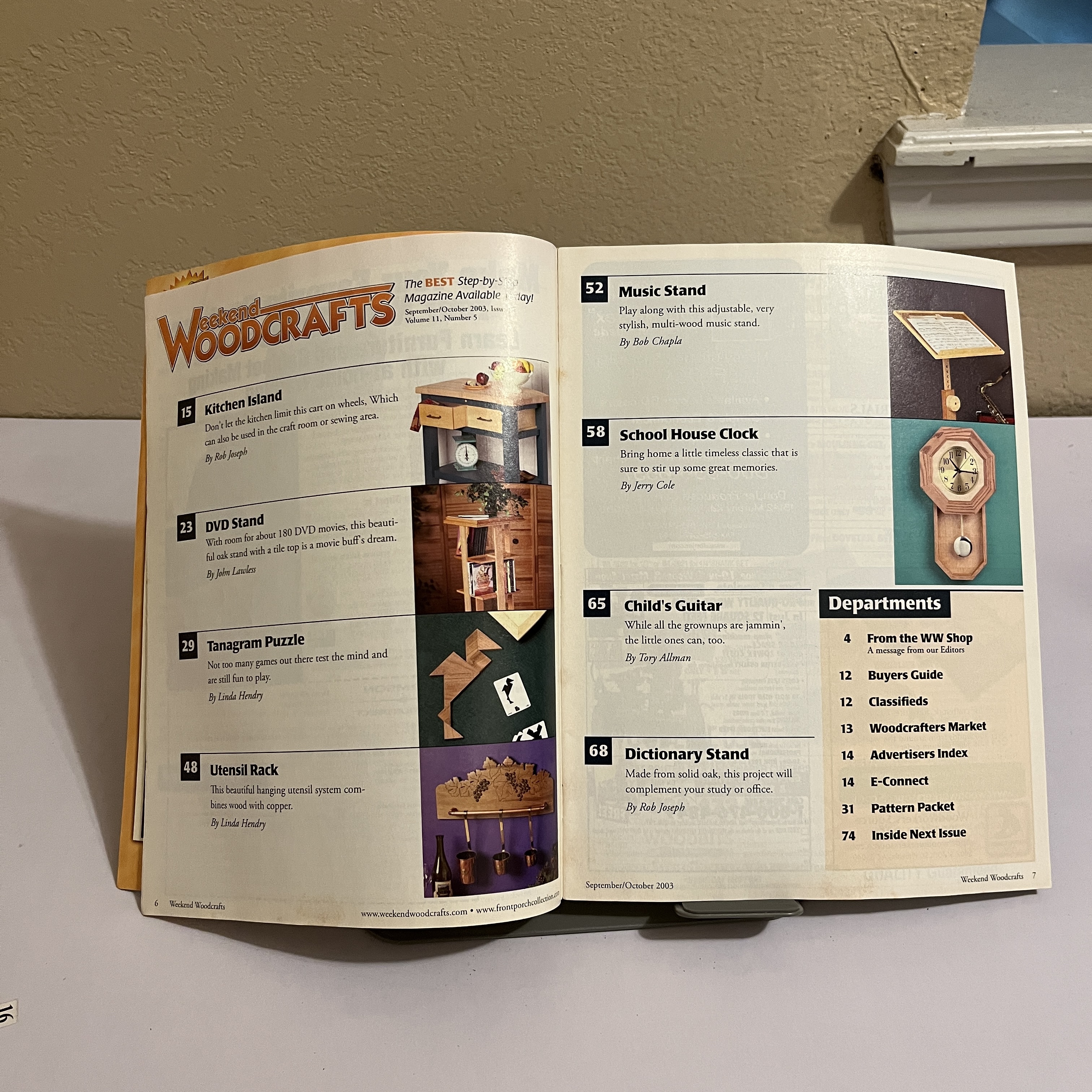 Weekend Woodcrafts Magazine Kitchen Island Issue 59 2003 — image 2