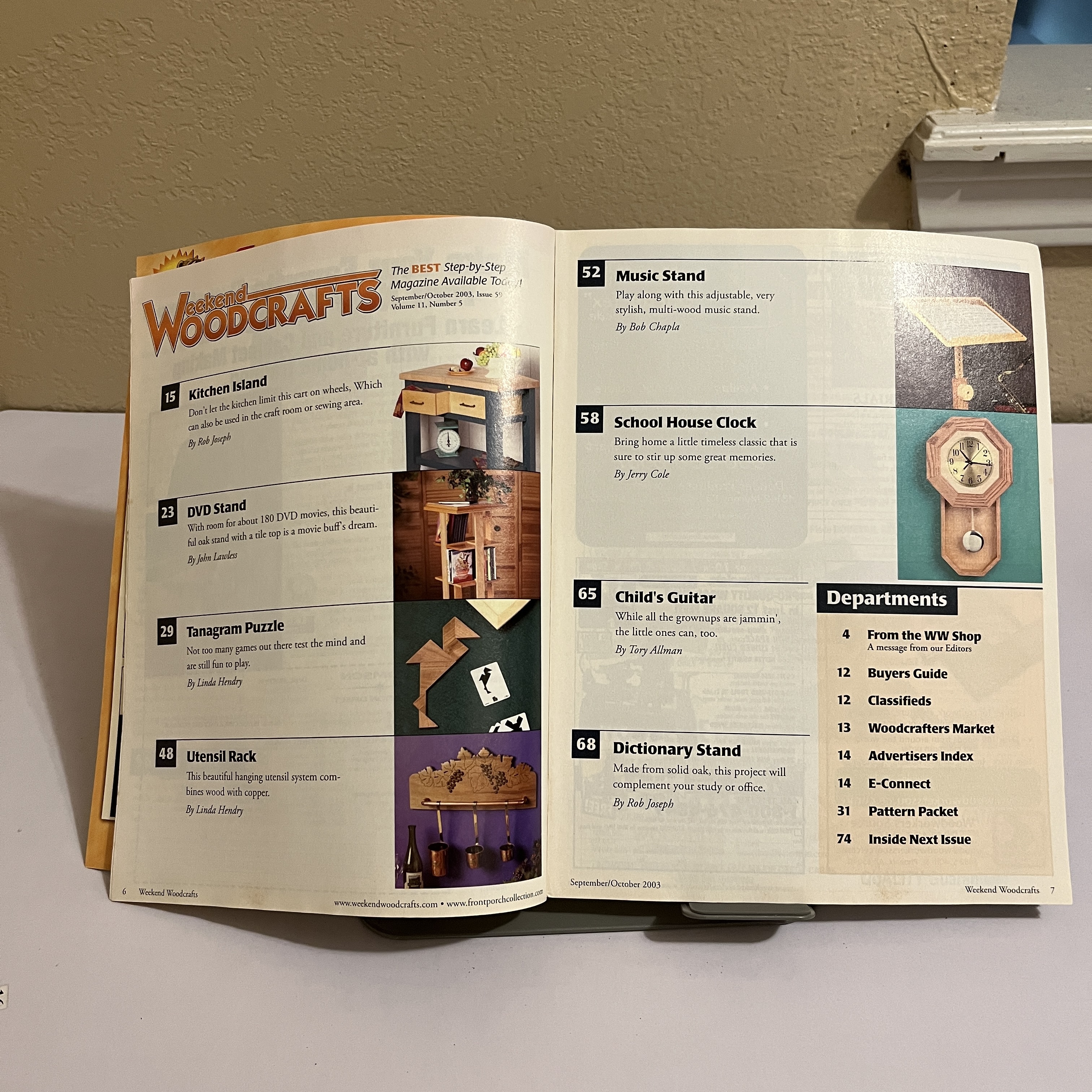 Weekend Woodcrafts Magazine Kitchen Island Issue Oct 2003 — image 2