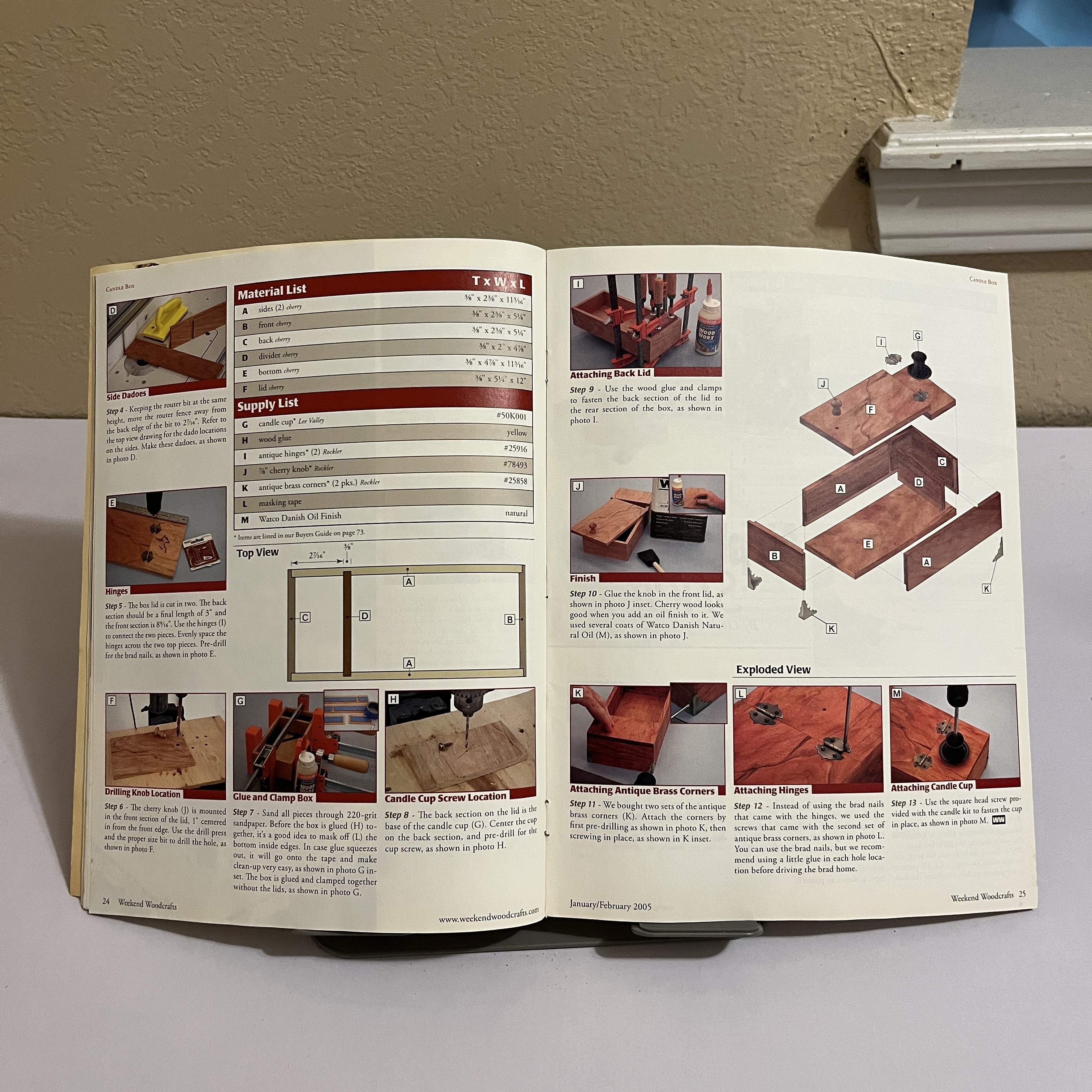 Weekend Woodcrafts, Woodworking Projects, Feb 2005 — image 3