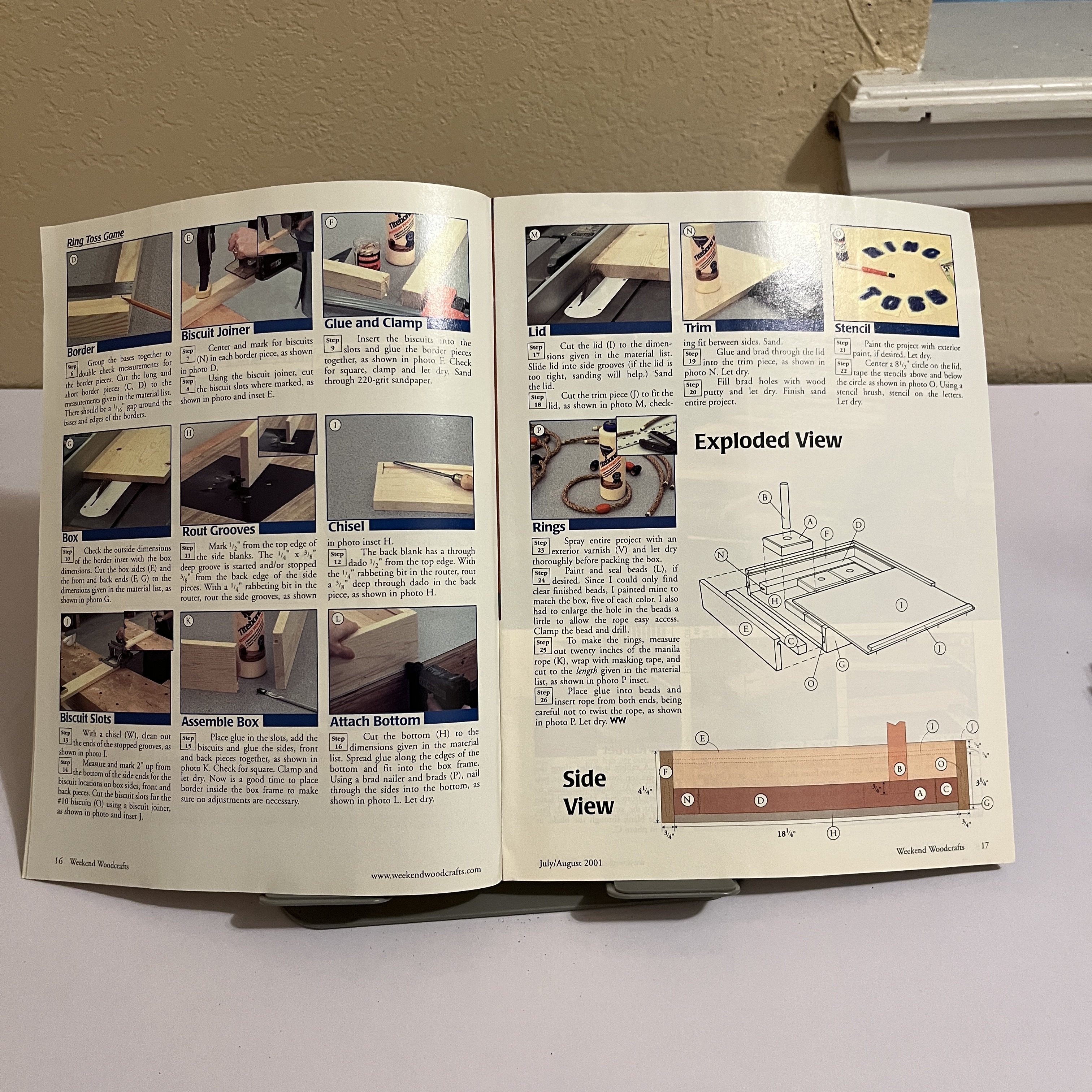 Weekend Woodcrafts Magazine Outdoor Living August 2001 — image 3