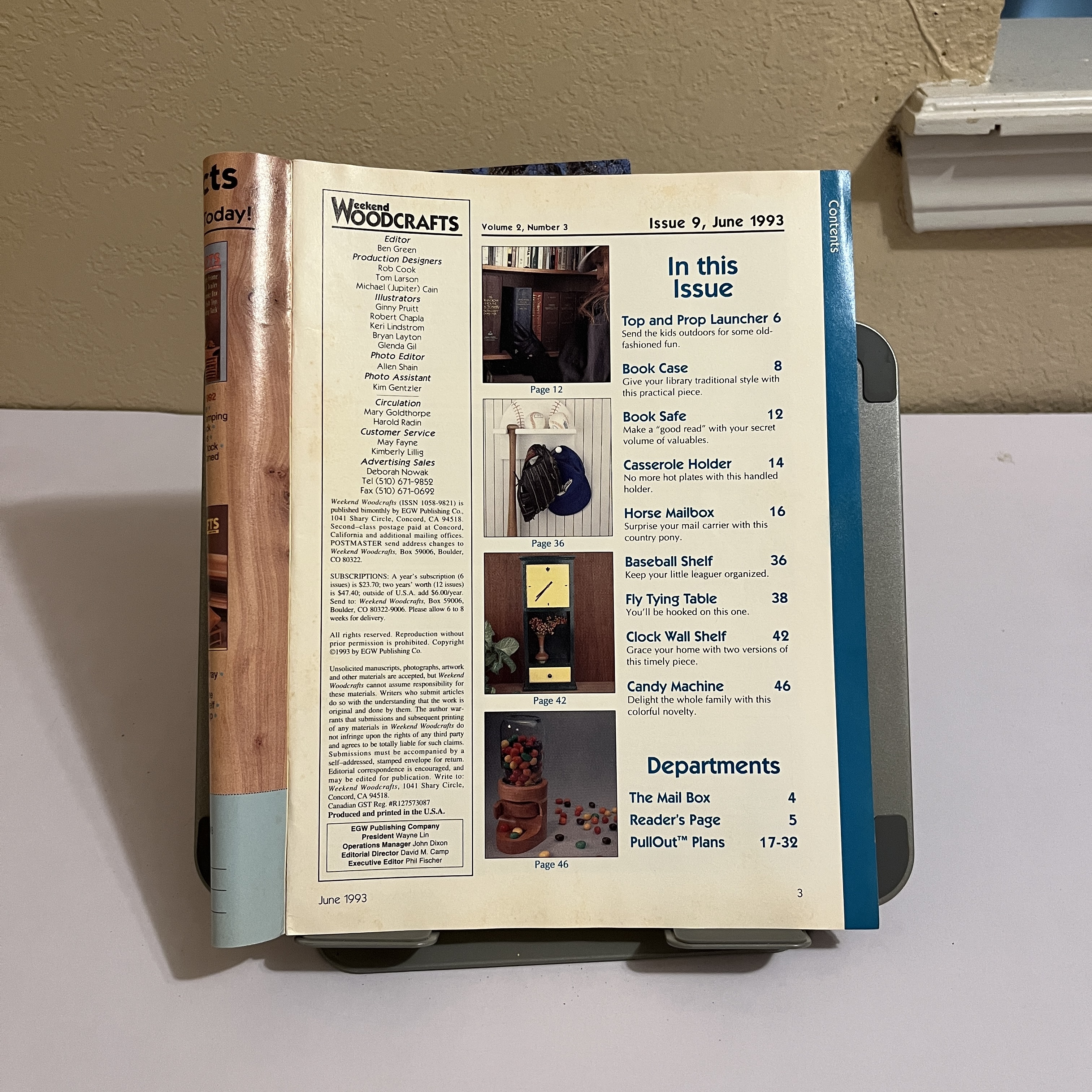 Weekend Woodcrafts Magazine, Woodworking Projects, June '93 — image 2