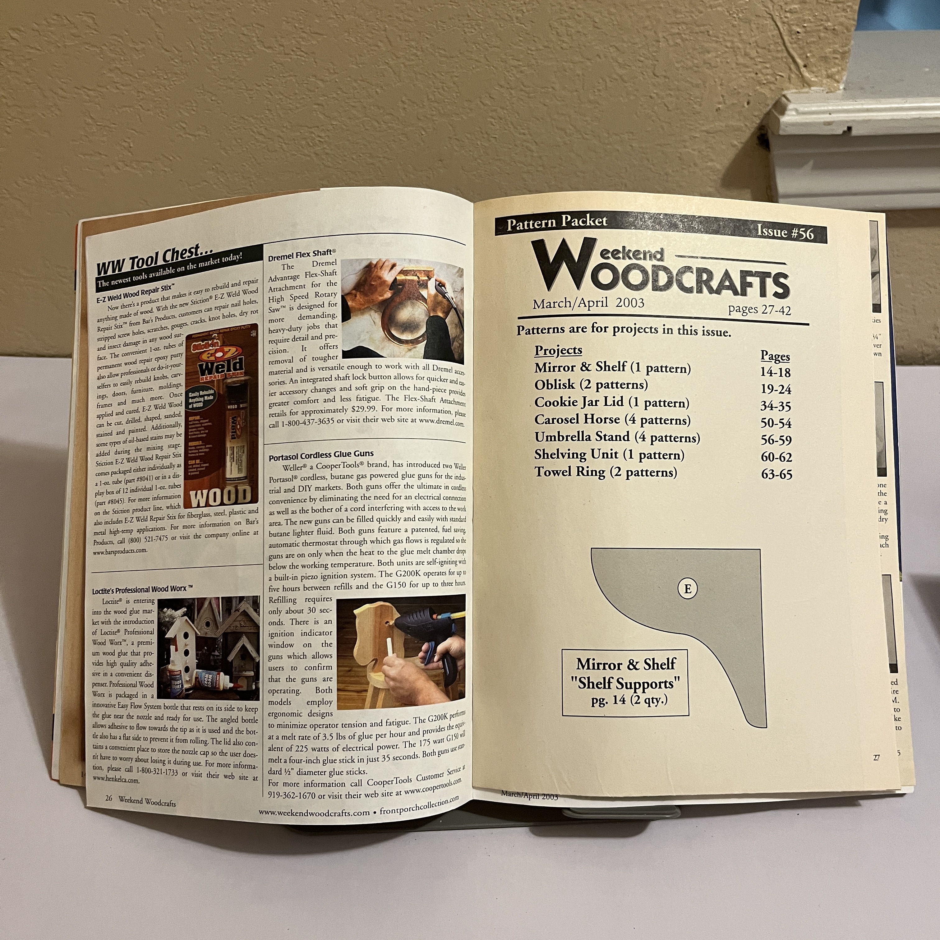 Weekend Woodcrafts Mag Infinity Light Project April 2003 — image 4