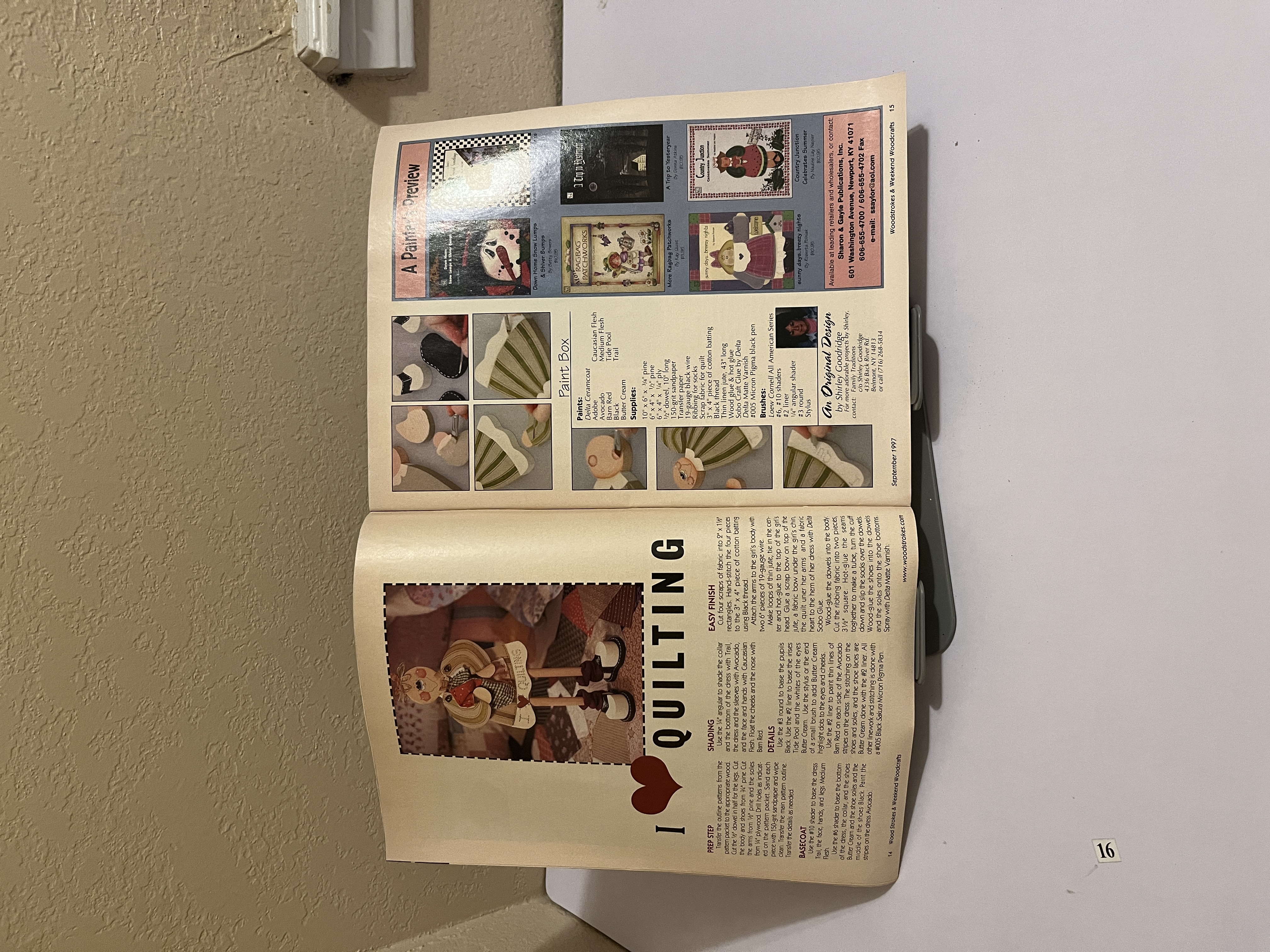 Wood Strokes & Woodcrafts Magazine Angel Cover Sept 1997 — image 3