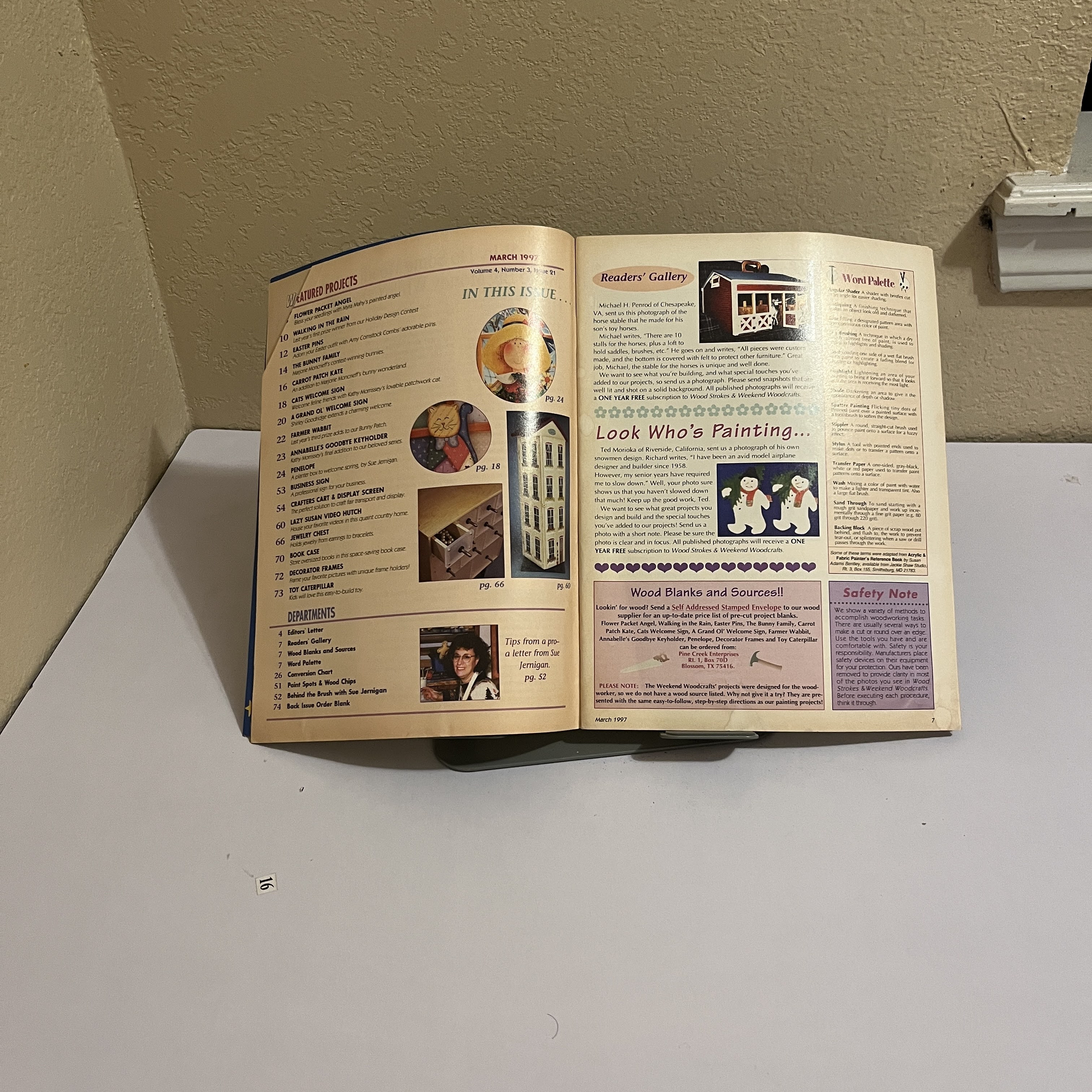 Wood Strokes Magazine Spring Woodcrafts Cover Mar 1997 — image 2