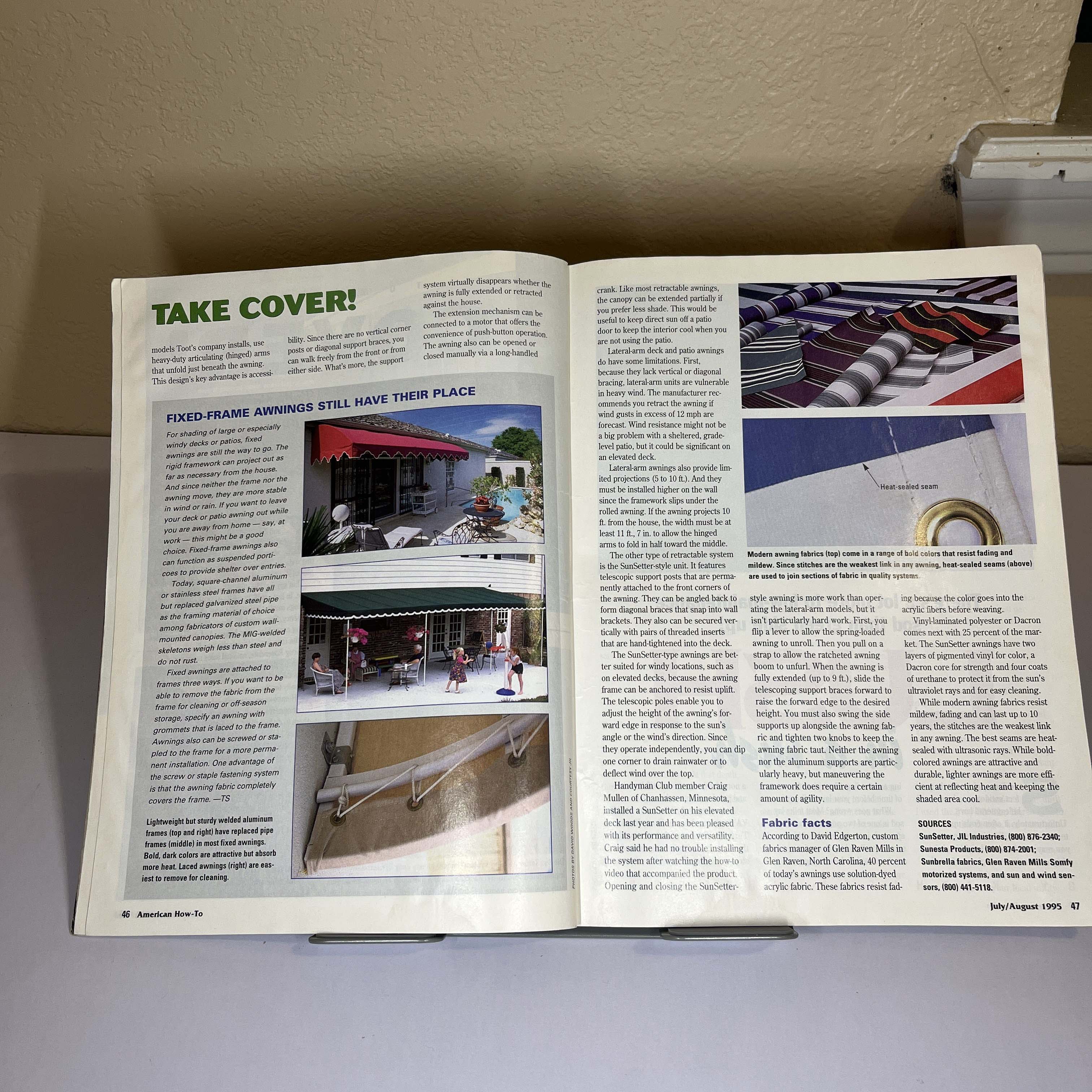 American How-To Magazine Concrete Projects July/Aug 1995 — image 4