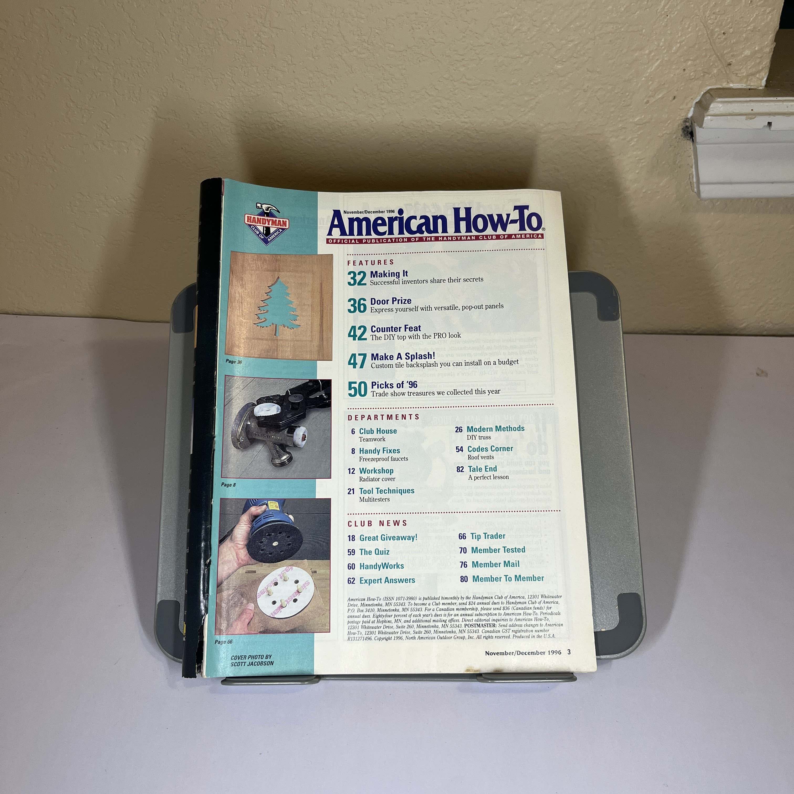 American How-To Magazine Nov/Dec 1996 Laminate Project — image 2