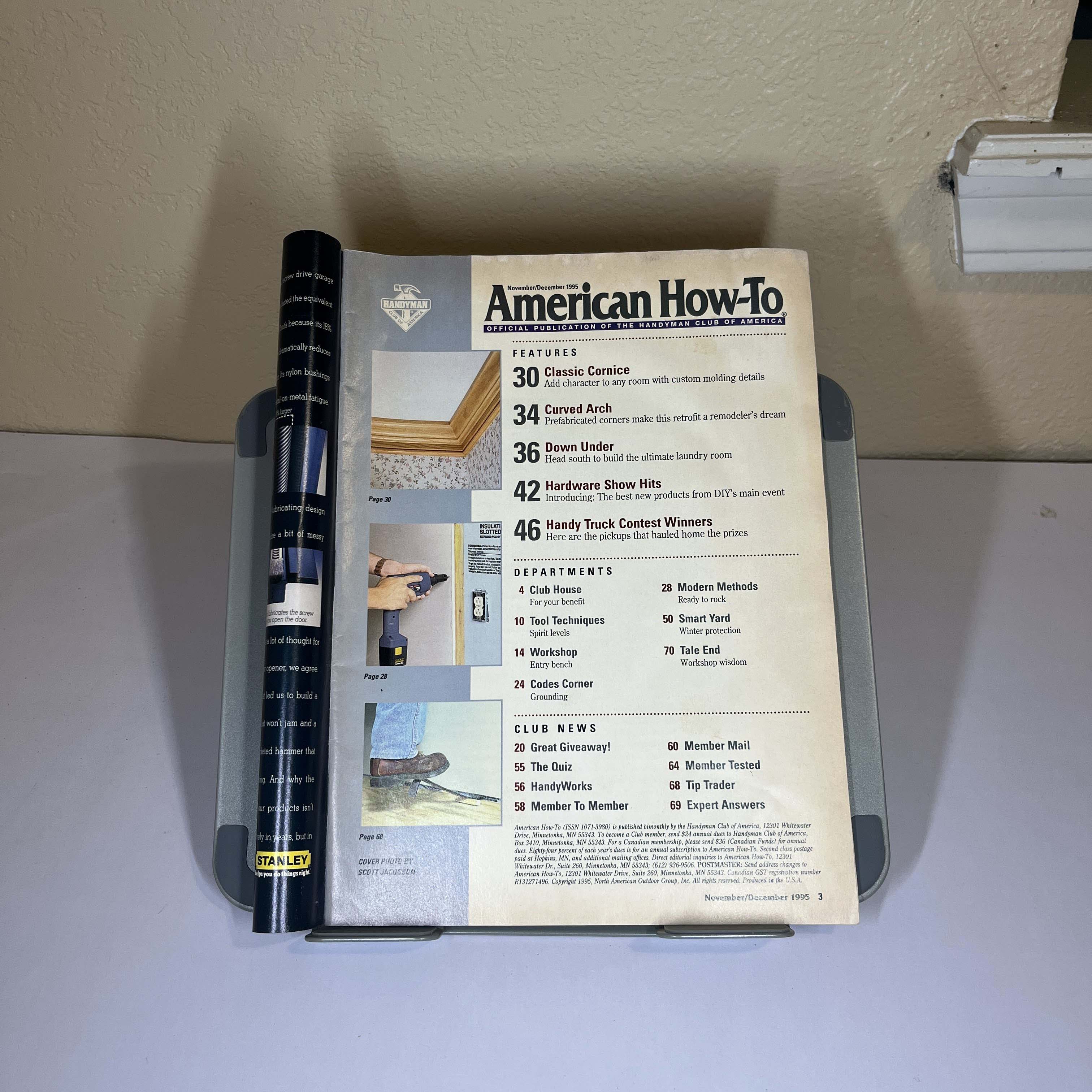 American How-To Magazine: Basement Laundry Nov/Dec 1995 — image 2