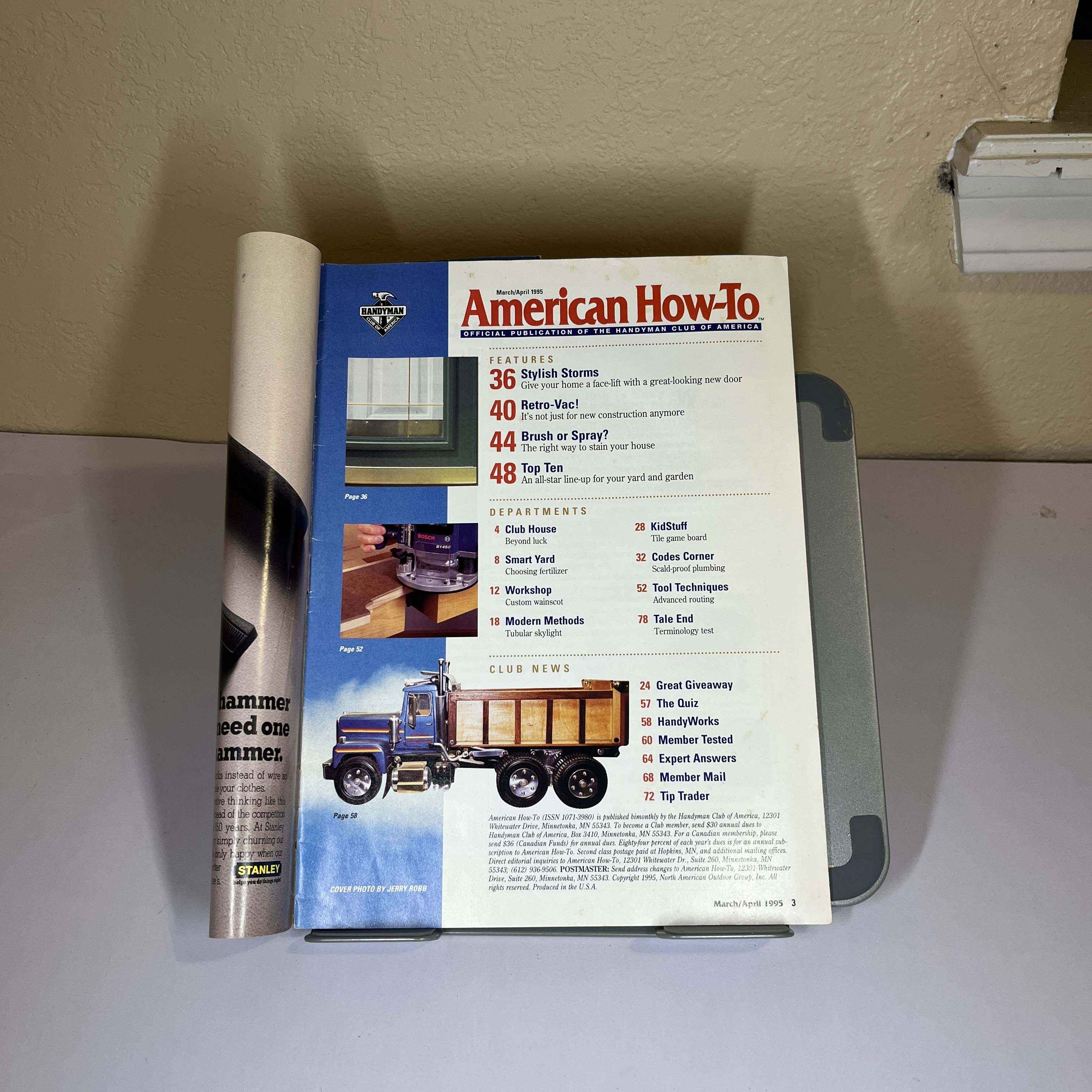 American How-To Magazine House Painting Cover Mar/Apr 1995 — image 2