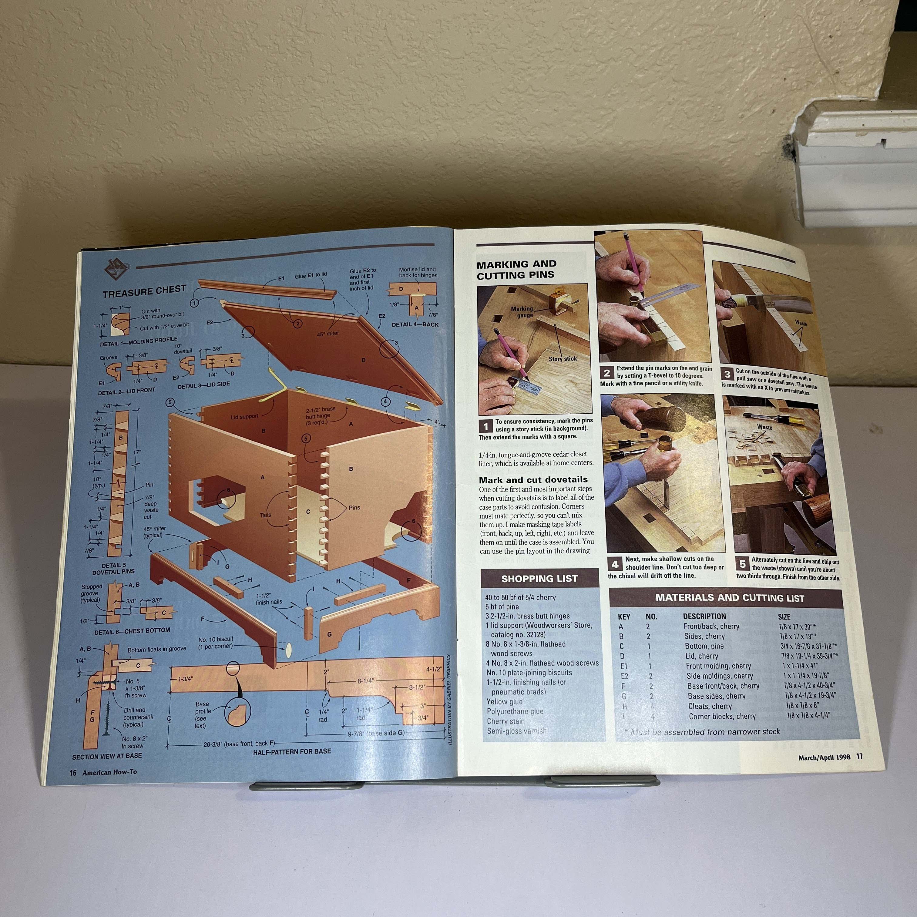 American How-To Magazine DIY Wall Paneling Mar/Apr 1998 — image 3