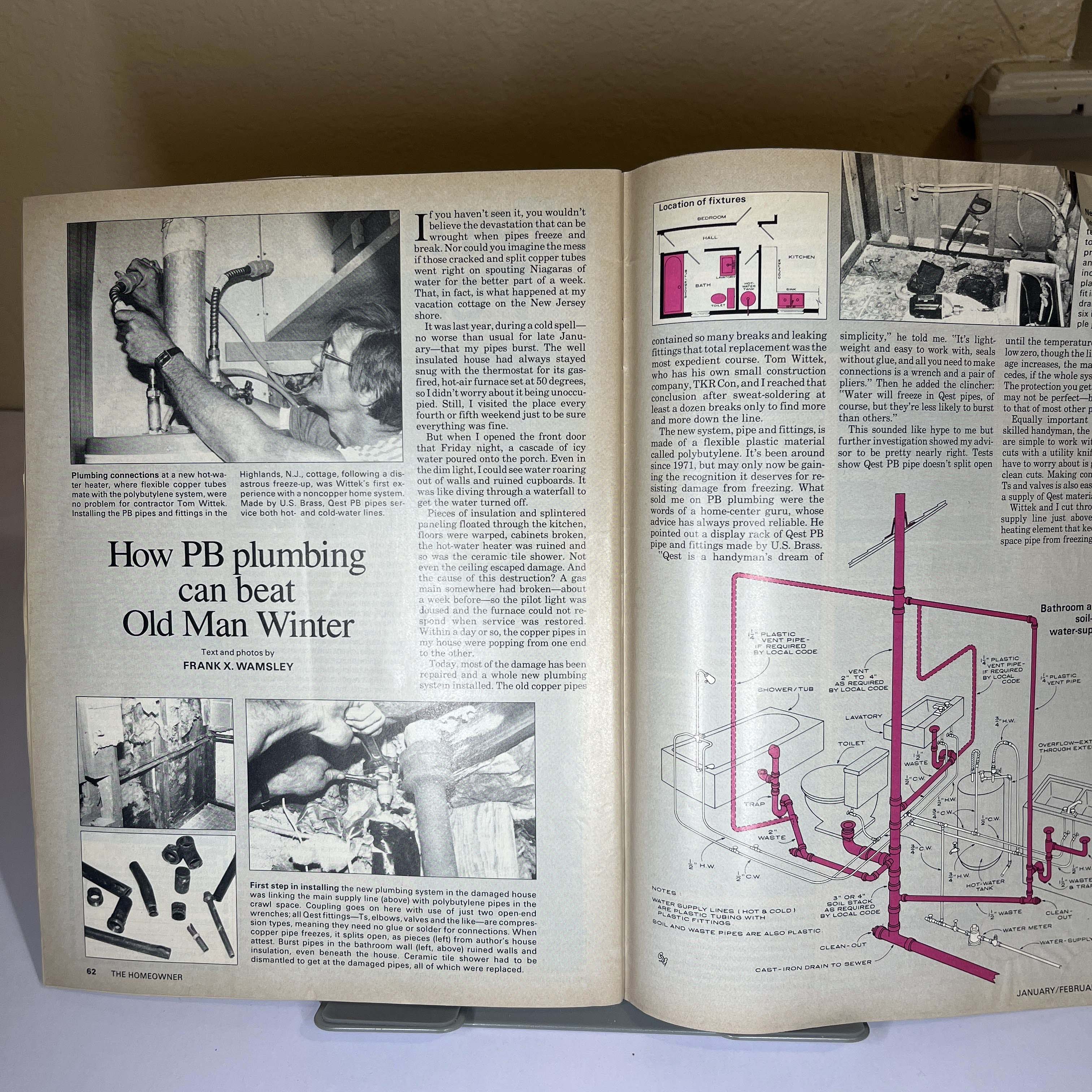 The Homeowner Magazine Jan/Feb 1986 Kitchens Cover — image 4