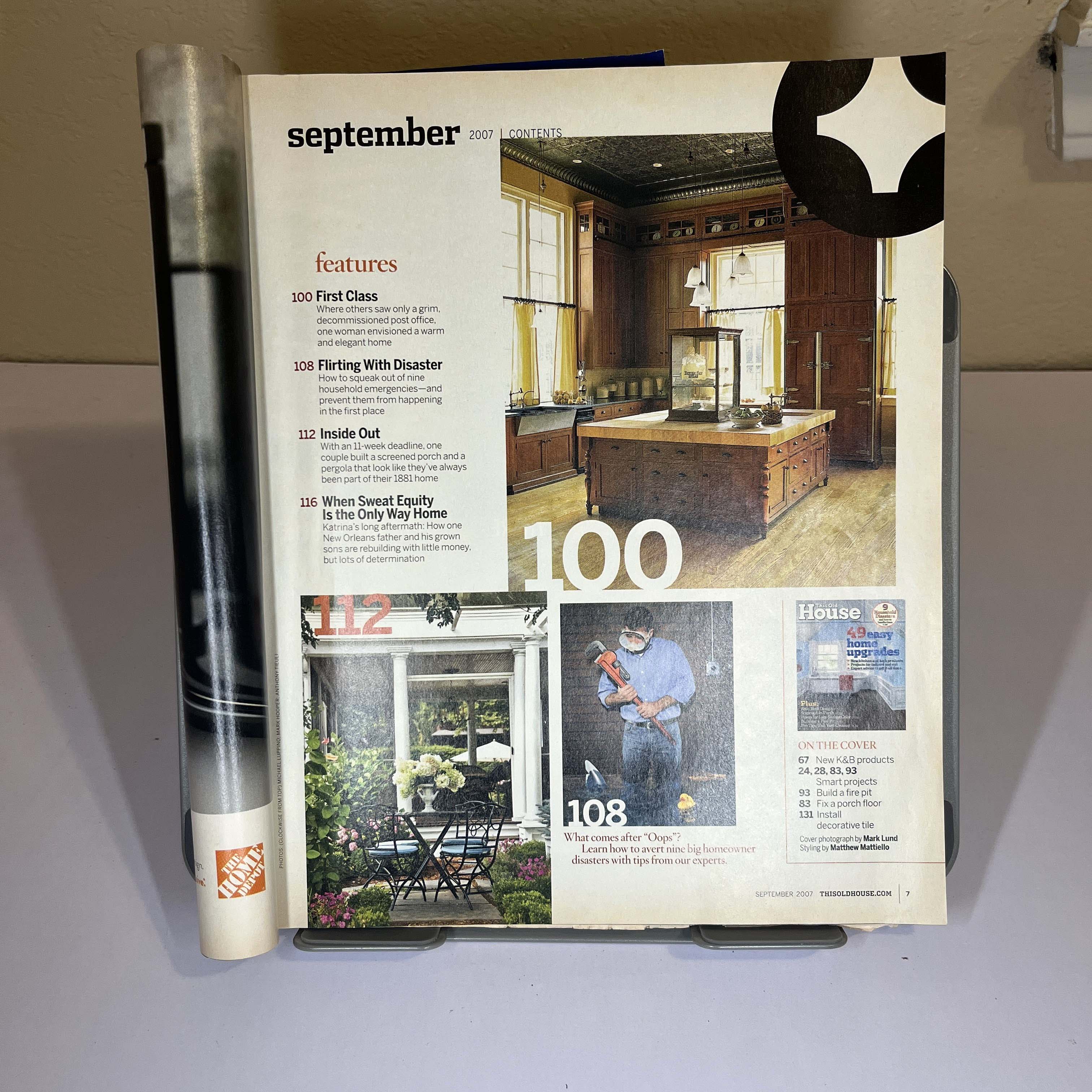 This Old House Mag Home Upgrades Sept 2007 — image 2