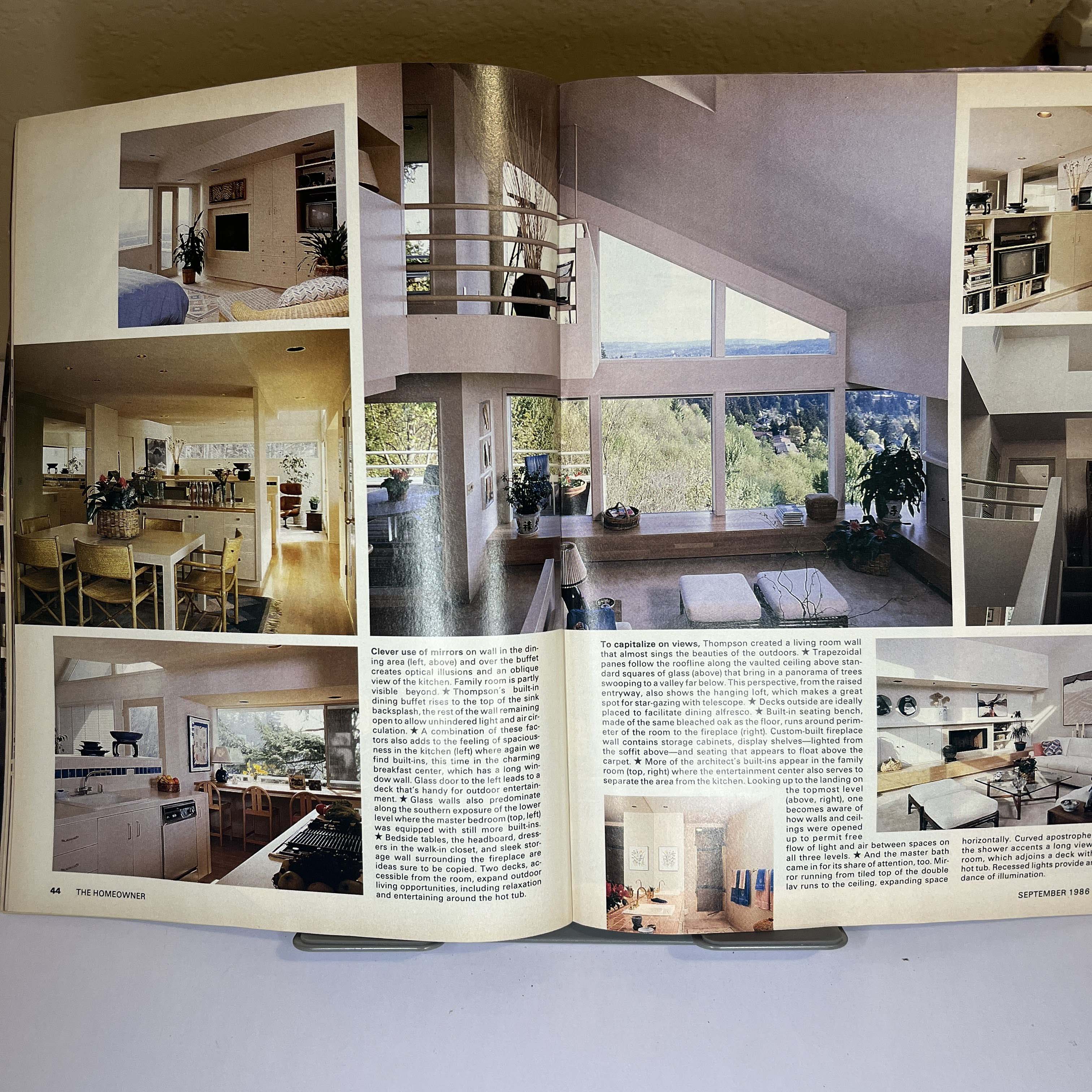 The Homeowner Magazine Great Idea House Cover Sept 1986 — image 4