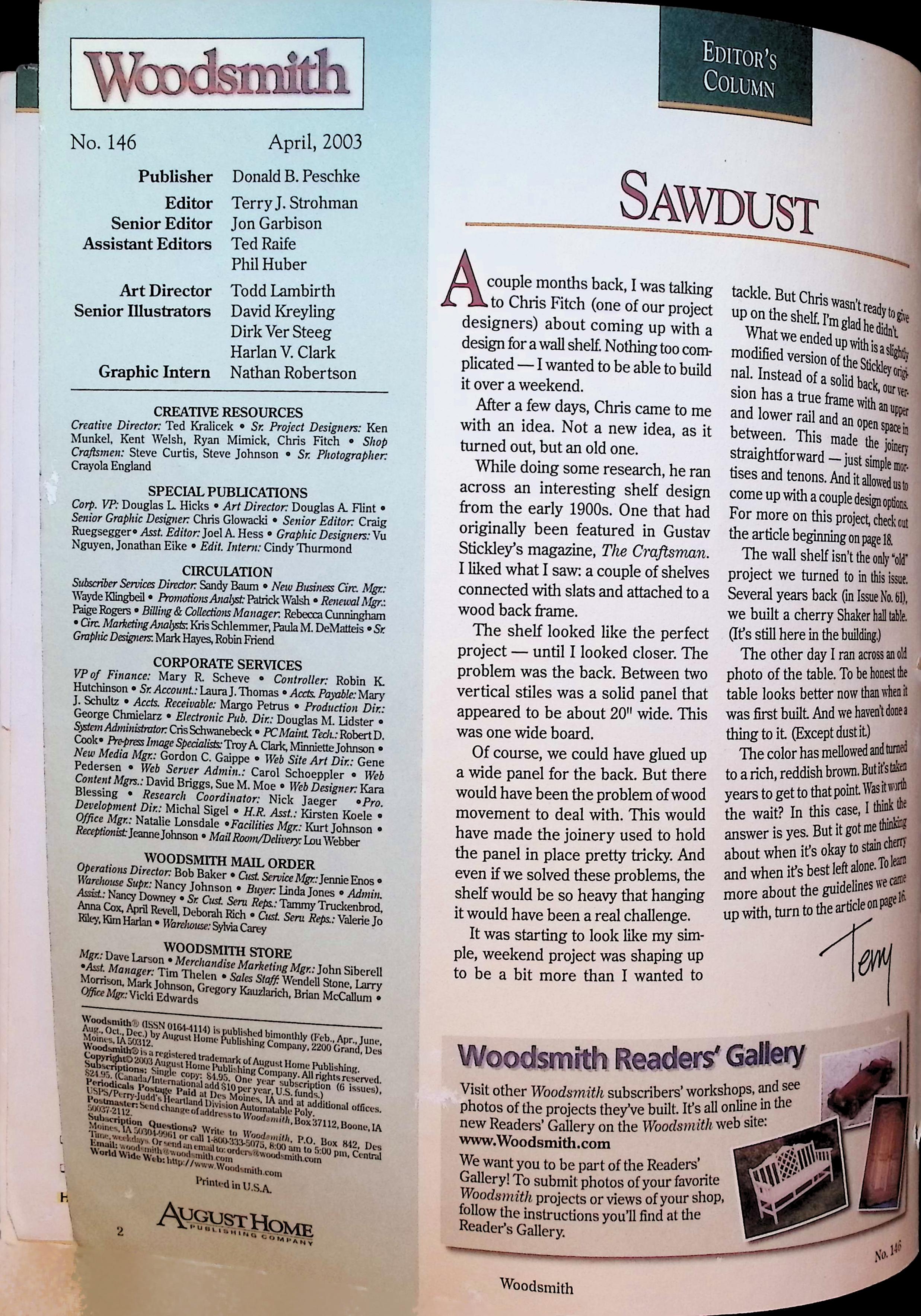 Vol. 25 / No. 146 - Classic Cherry Console Project — image 5