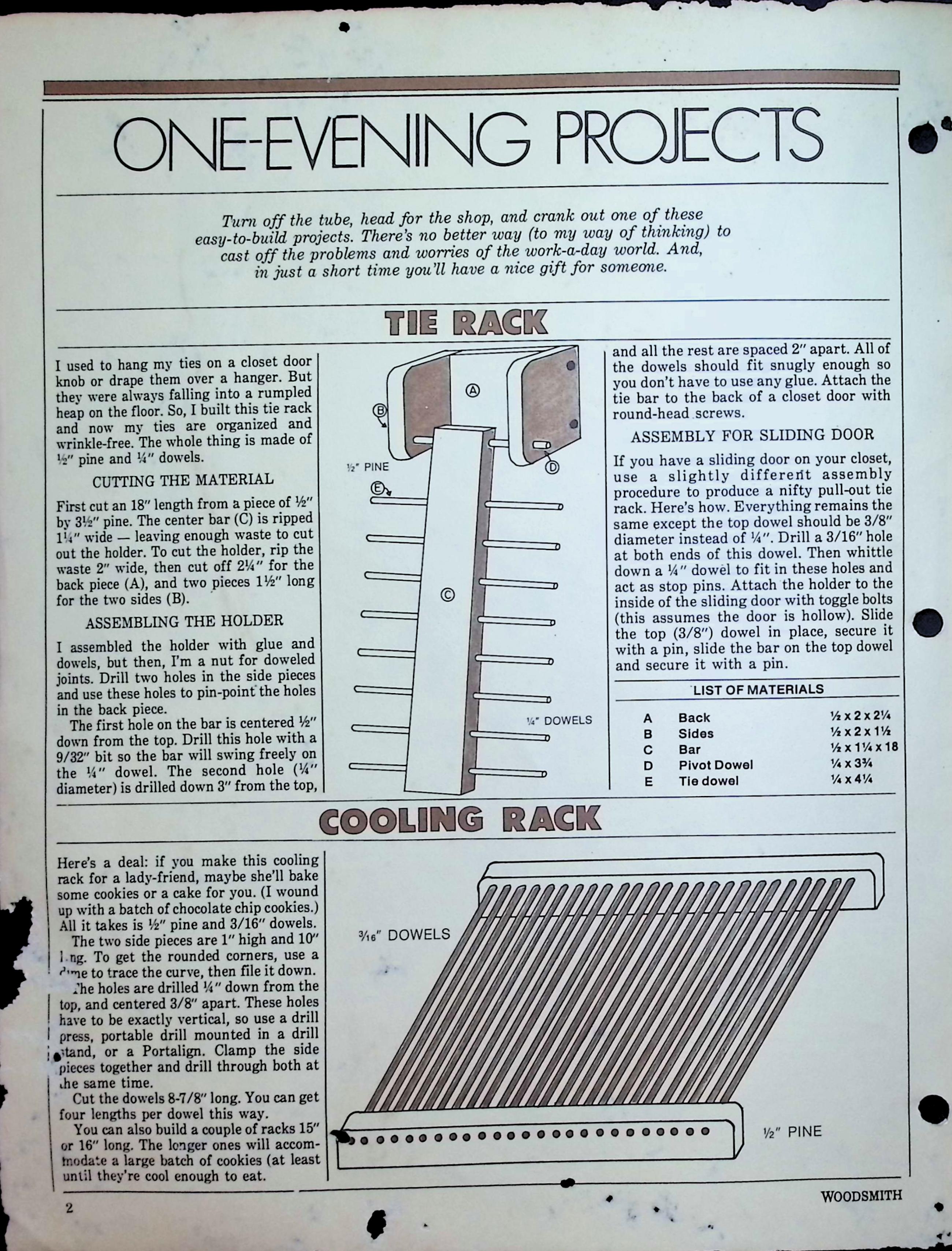 Woodsmith Magazine, Number One (First Issue), 1978 — image 2