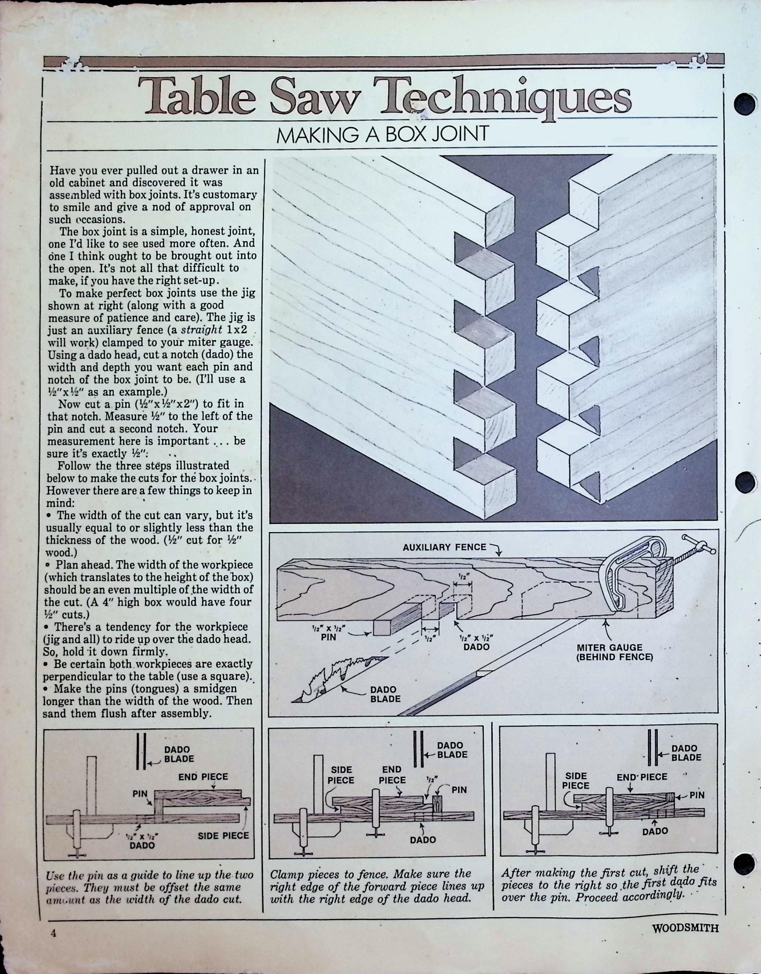 Woodsmith Magazine, Notes from the Shop, Number 2 (1979) — image 4