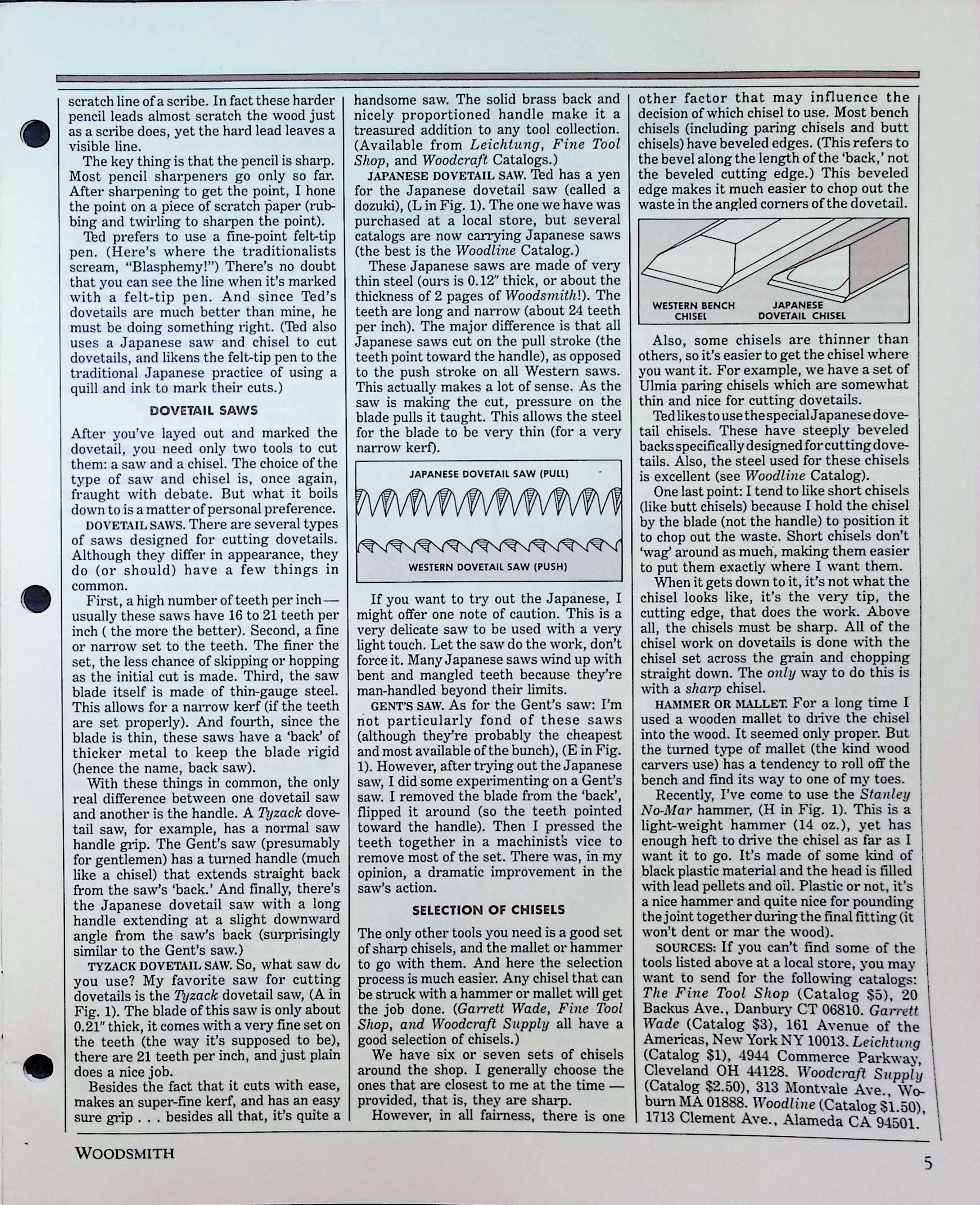 Woodsmith Magazine - Number 19 (January 1982) — image 5