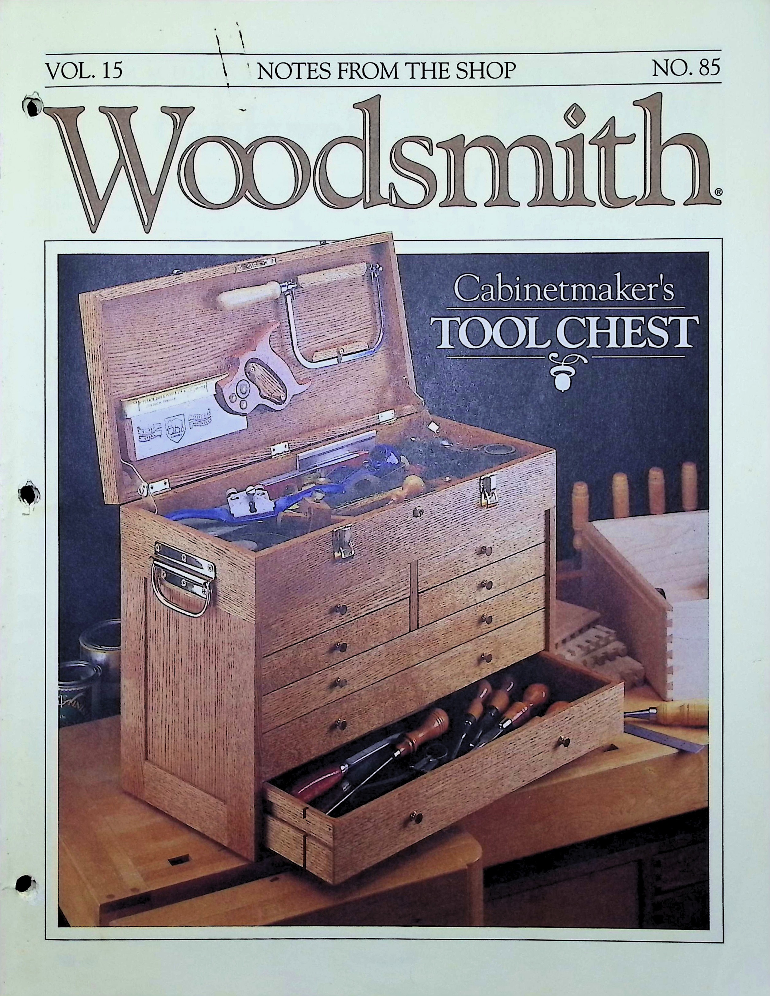 Vol. 15 No. 85 - Cabinetmaker's Tool Chest