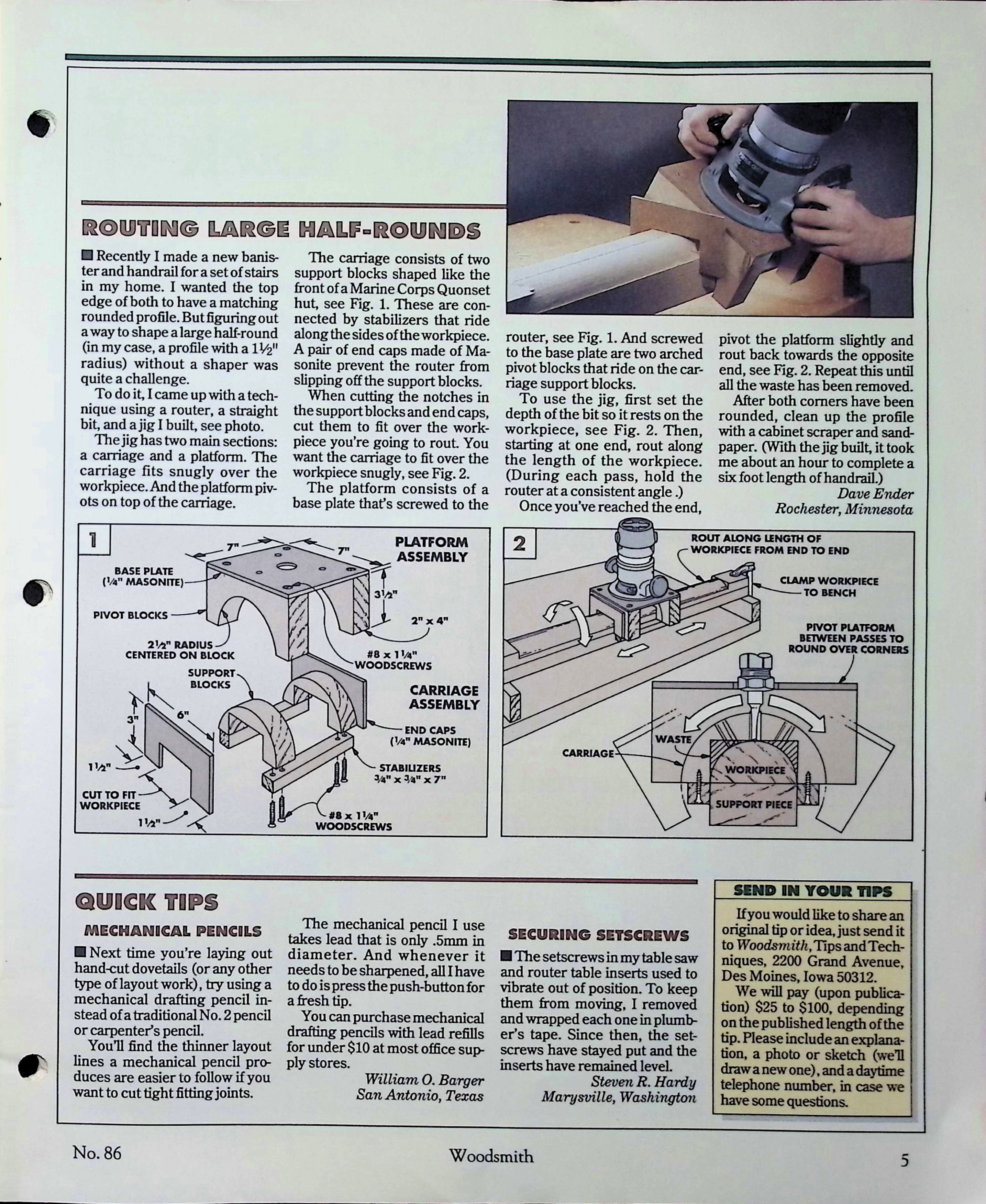 Vol. 15 No. 86 - Heirloom Slant Front Desk Project — image 5