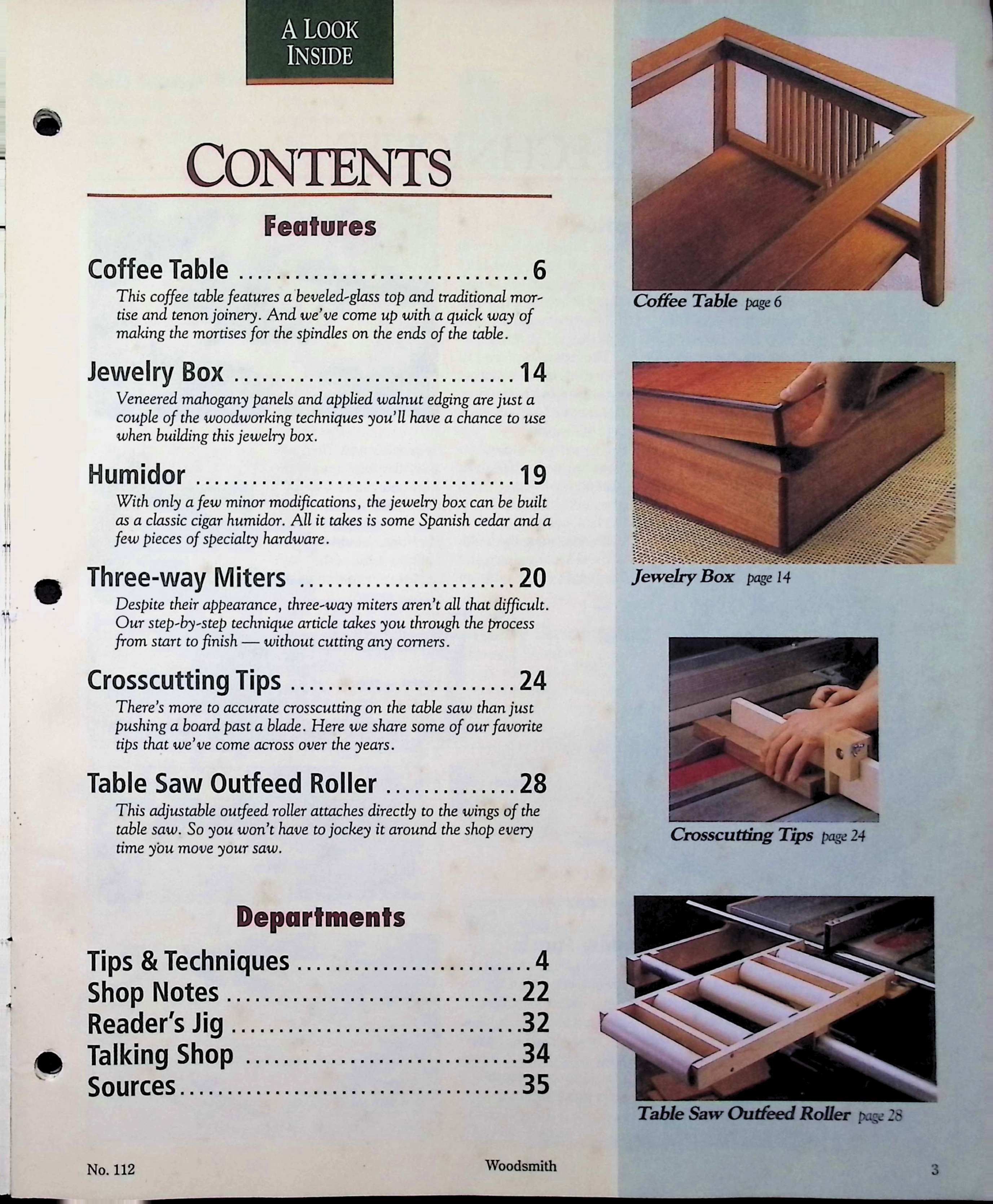 Vol. 19 / No. 112 (1997) - Glass Top Coffee Table — image 3