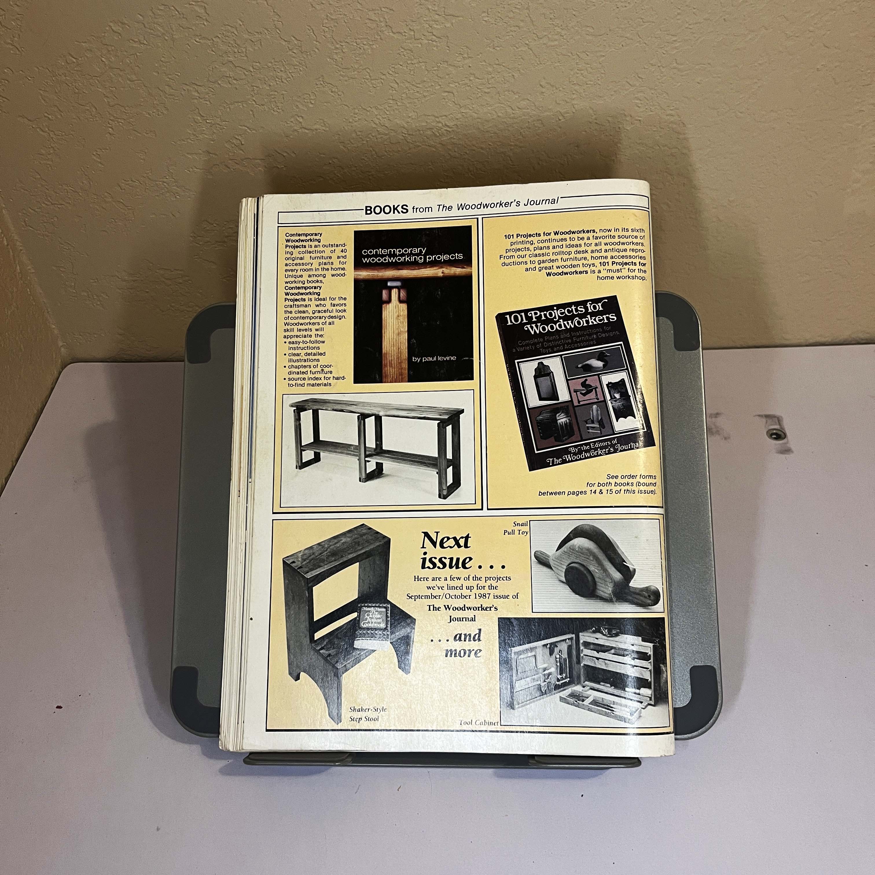 Woodworker's Journal, Apothecary Chest Plans, July 1987 — image 5