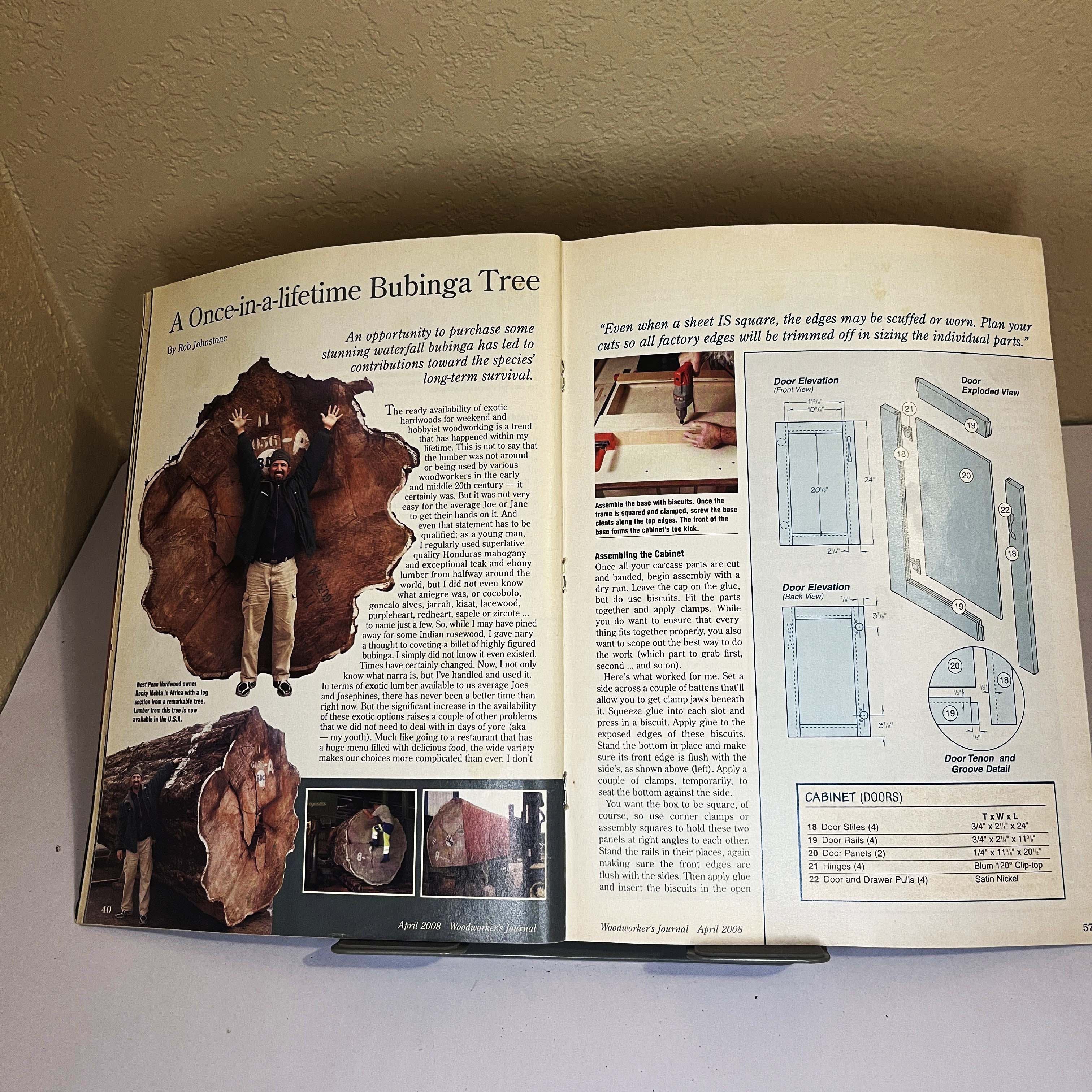 Woodworker's Journal Mag April 2008 Kitchen Cabinets — image 3