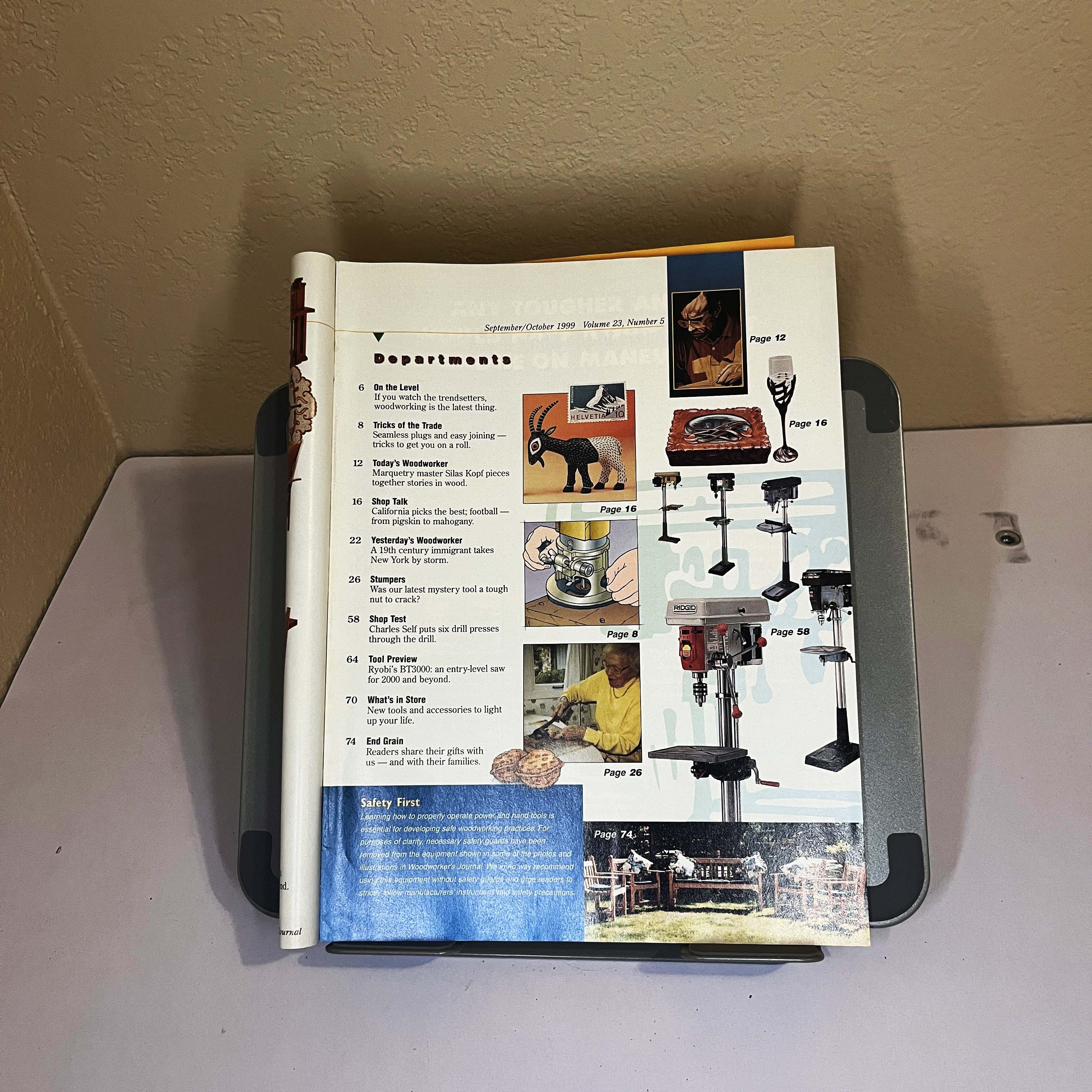 Woodworker's Journal, Oct 1999 - Hand-Cut Dovetails — image 2