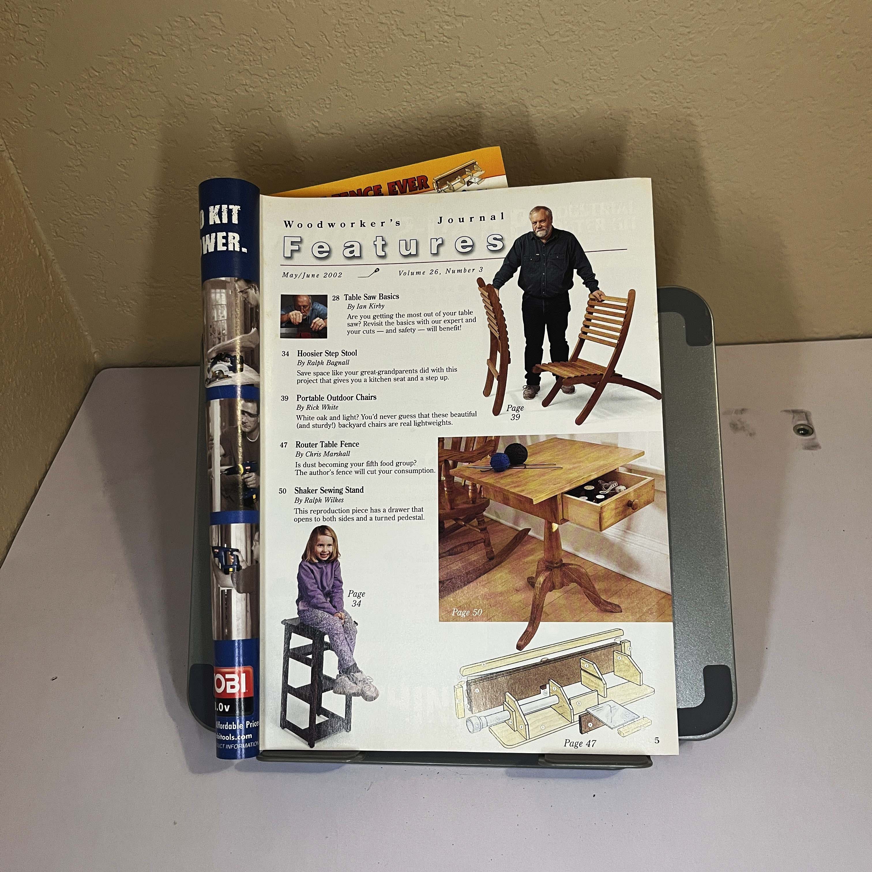 Woodworker's Journal Cordless Drill Issue June 2002 — image 2