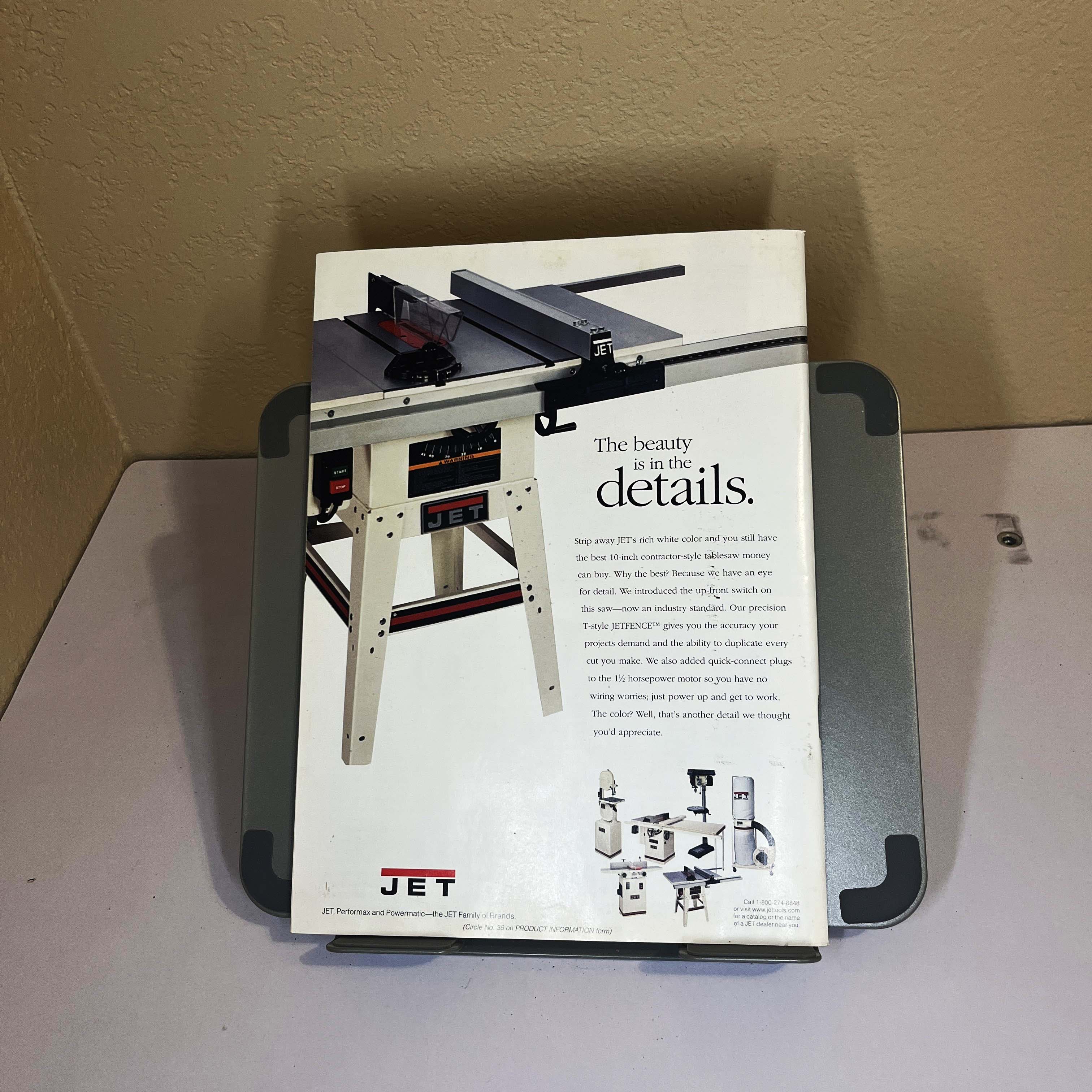 Woodworker's Journal Aug 2001, Woodworking Router Cover — image 5