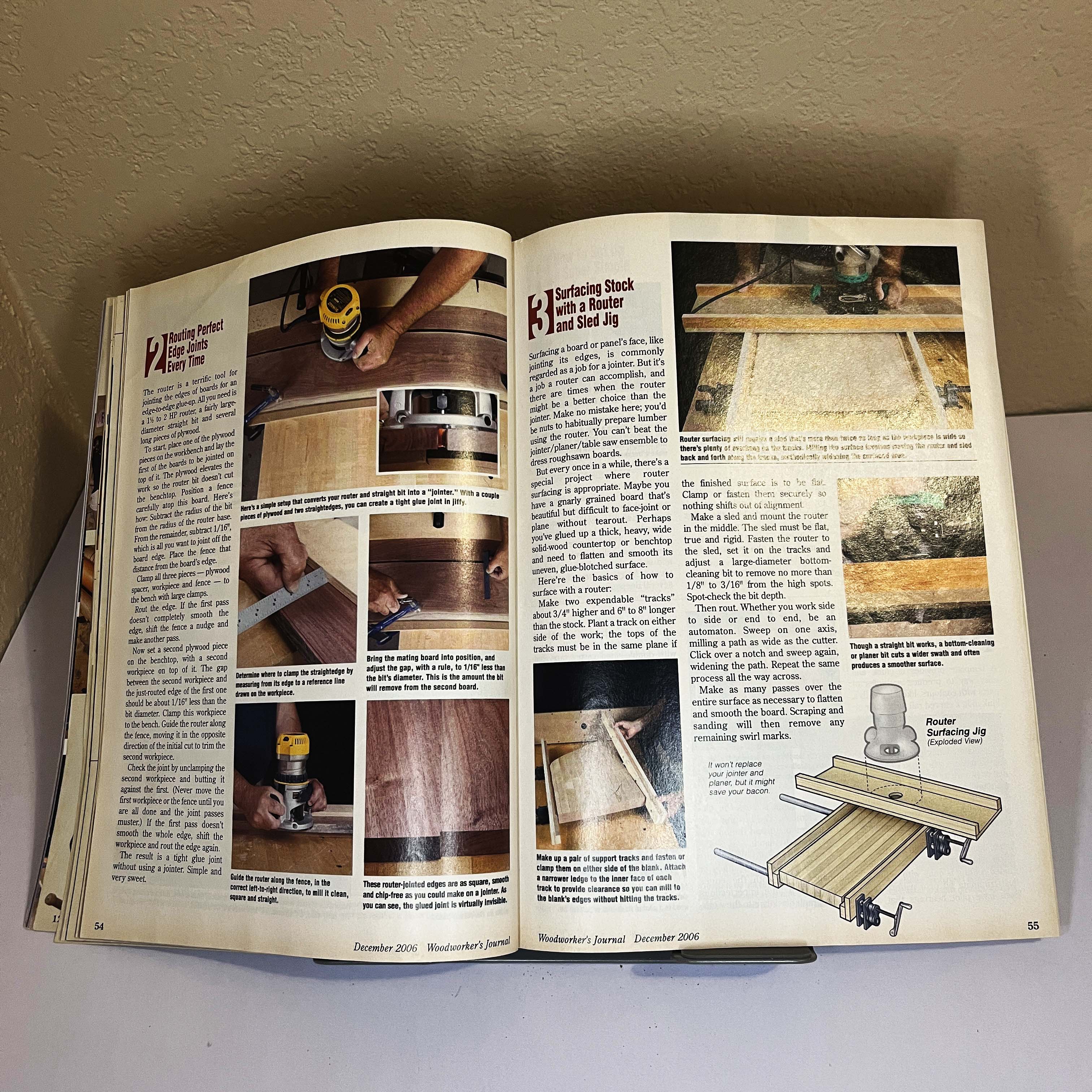 Woodworker's Journal Magazine, Wood Routers, Dec 2006 — image 4