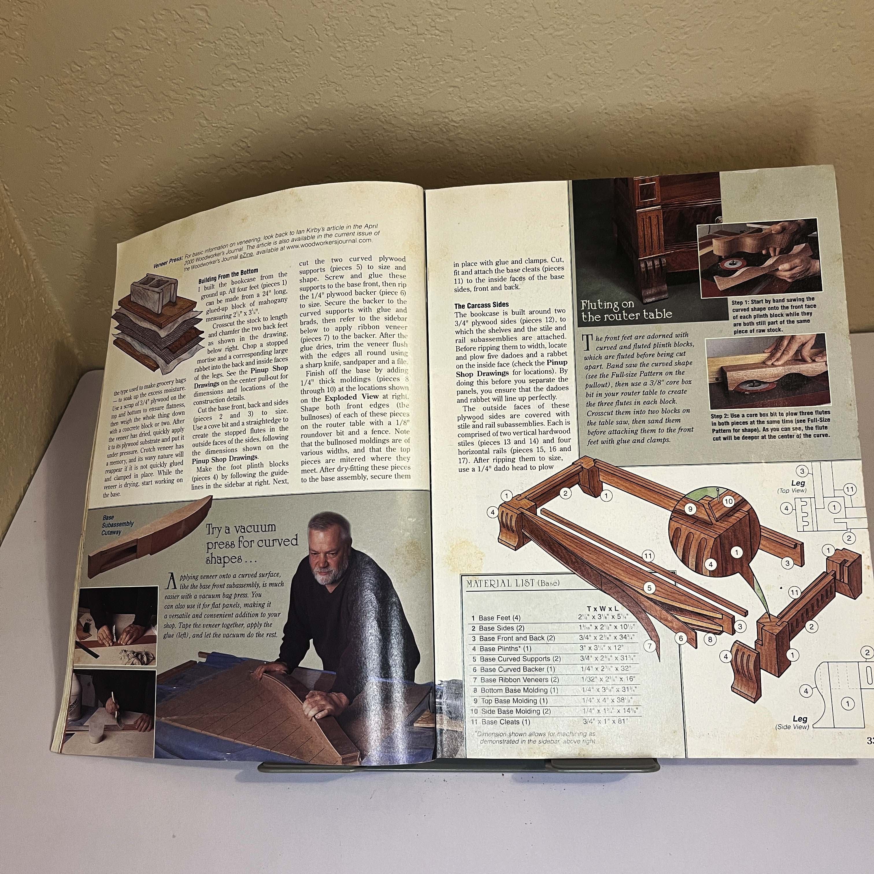 Woodworker's Journal, Gov. Ventura Cover, Aug 2000 — image 3