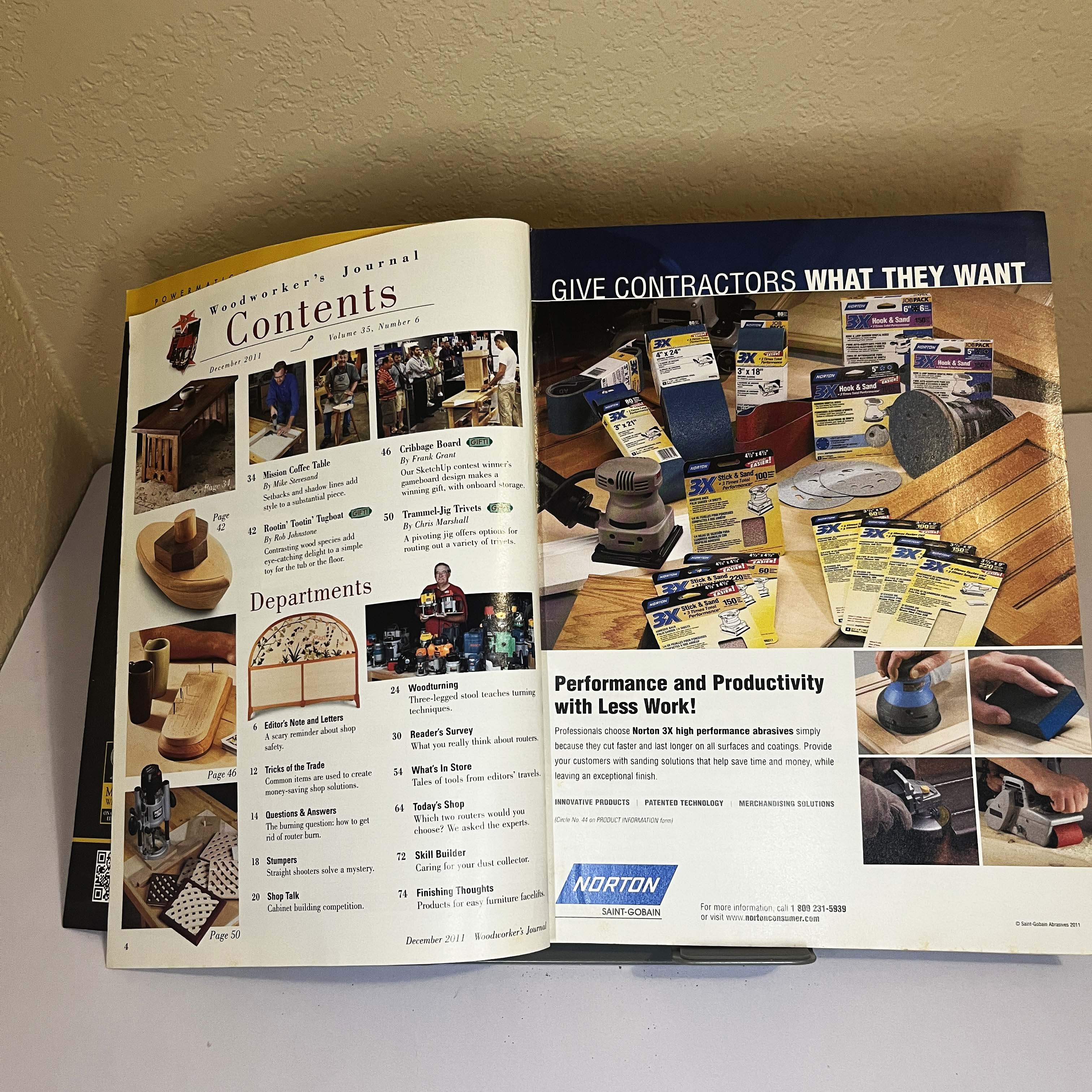 Woodworker's Journal Mission Coffee Table Dec 2011 — image 2