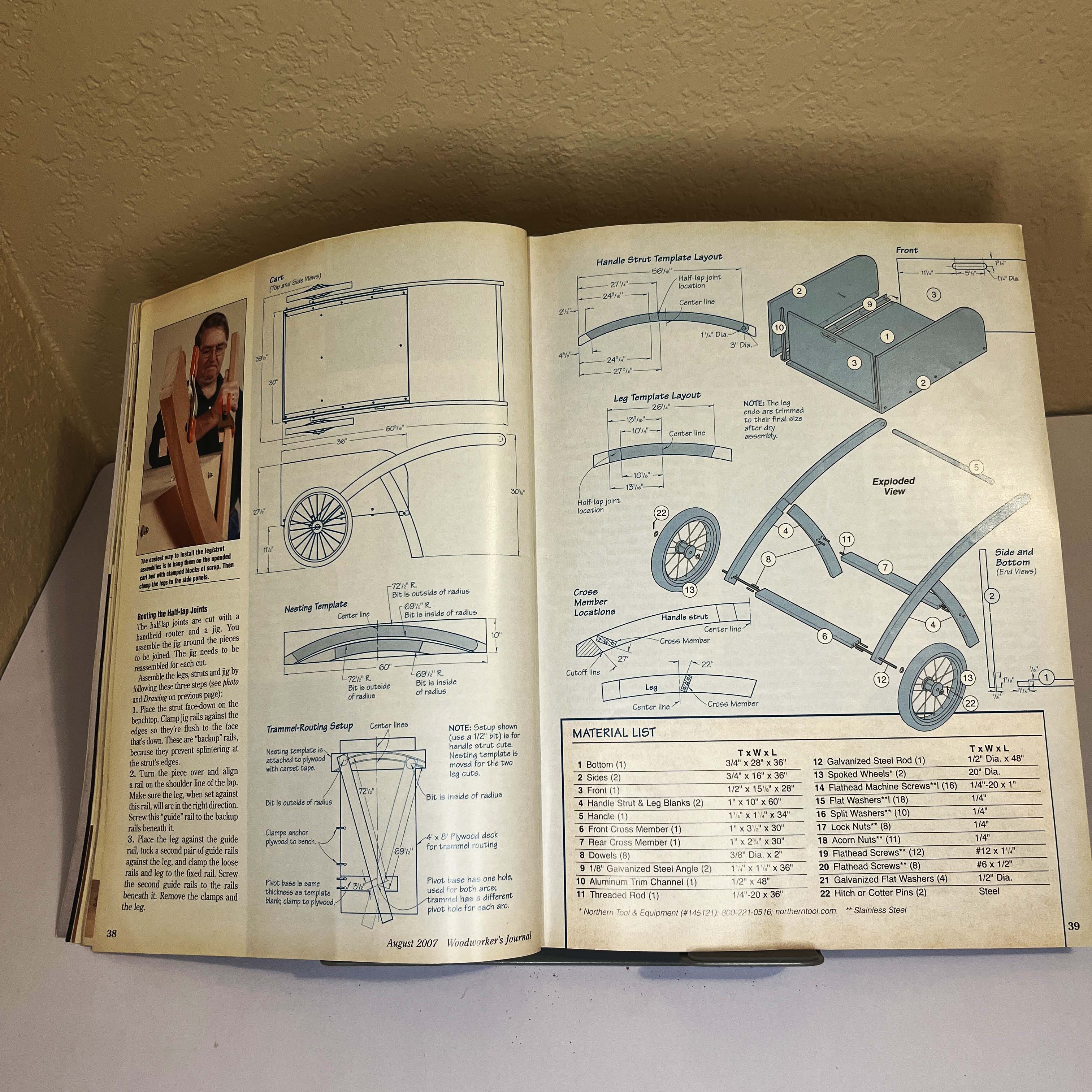 Woodworker's Journal Dovetailed Drawers Aug 2007 — image 3