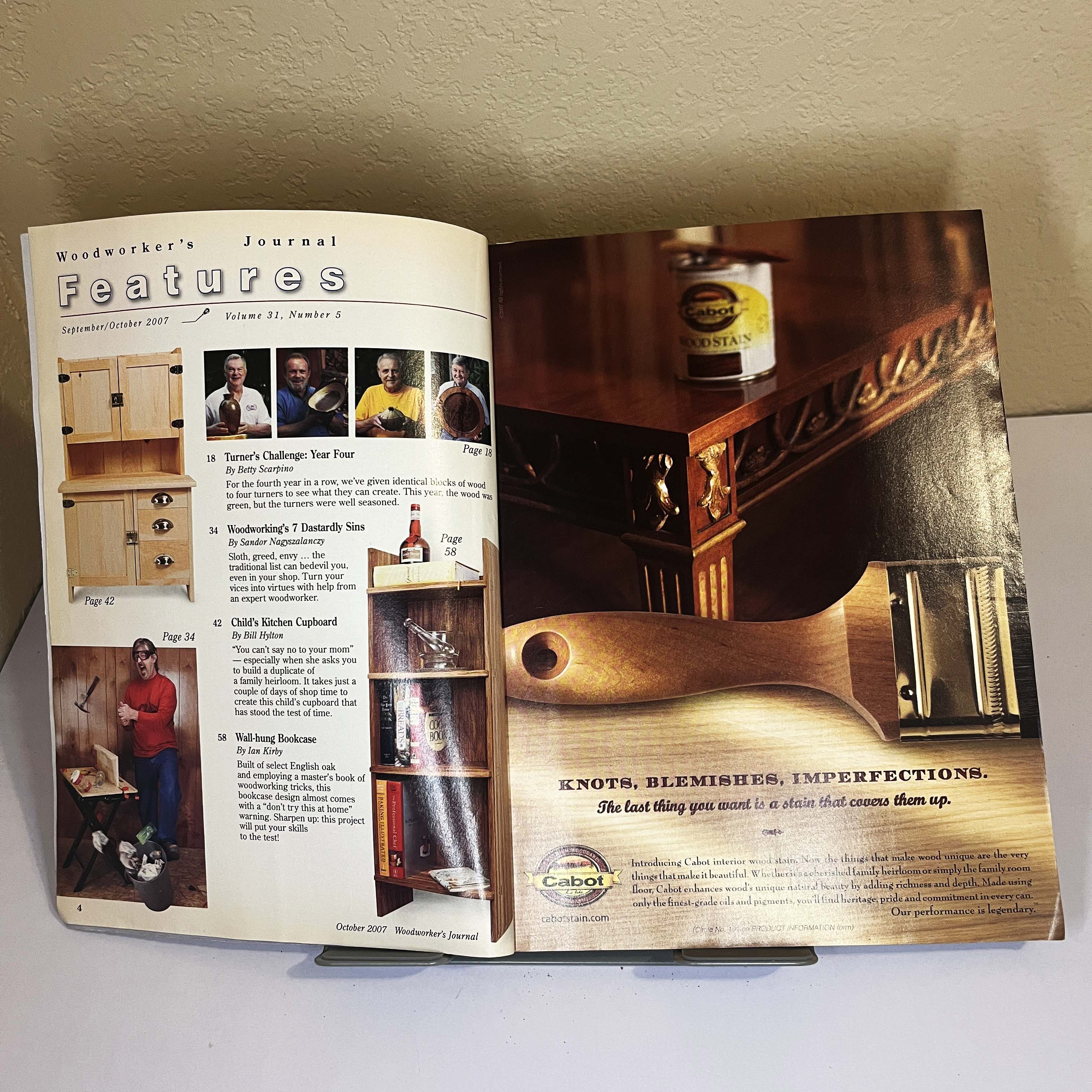 Woodworker's Journal Oct 2007, Miter Gauge Projects — image 2