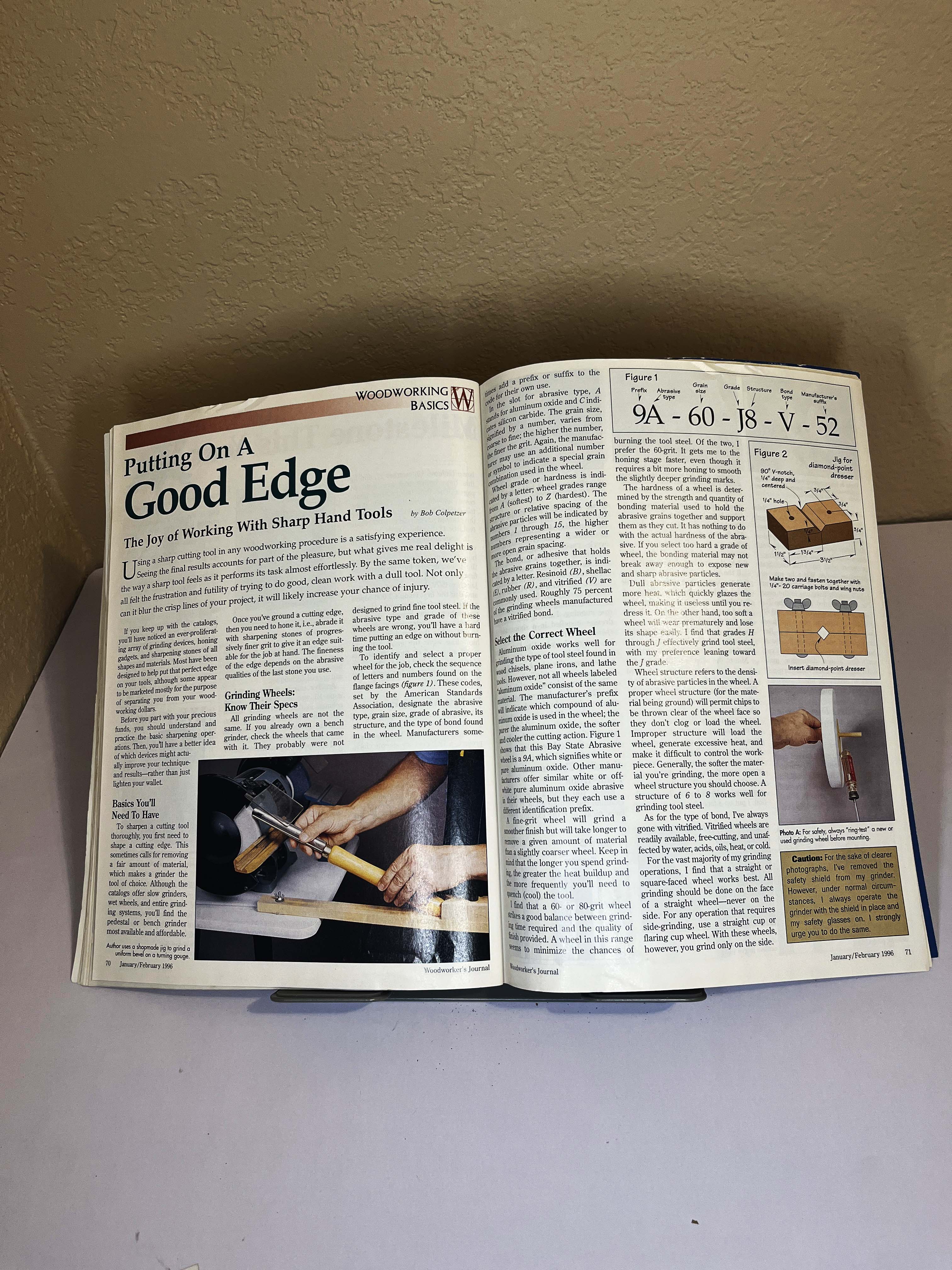 Woodworker's Journal Rosette Router Jig Jan/Feb 1996 — image 4