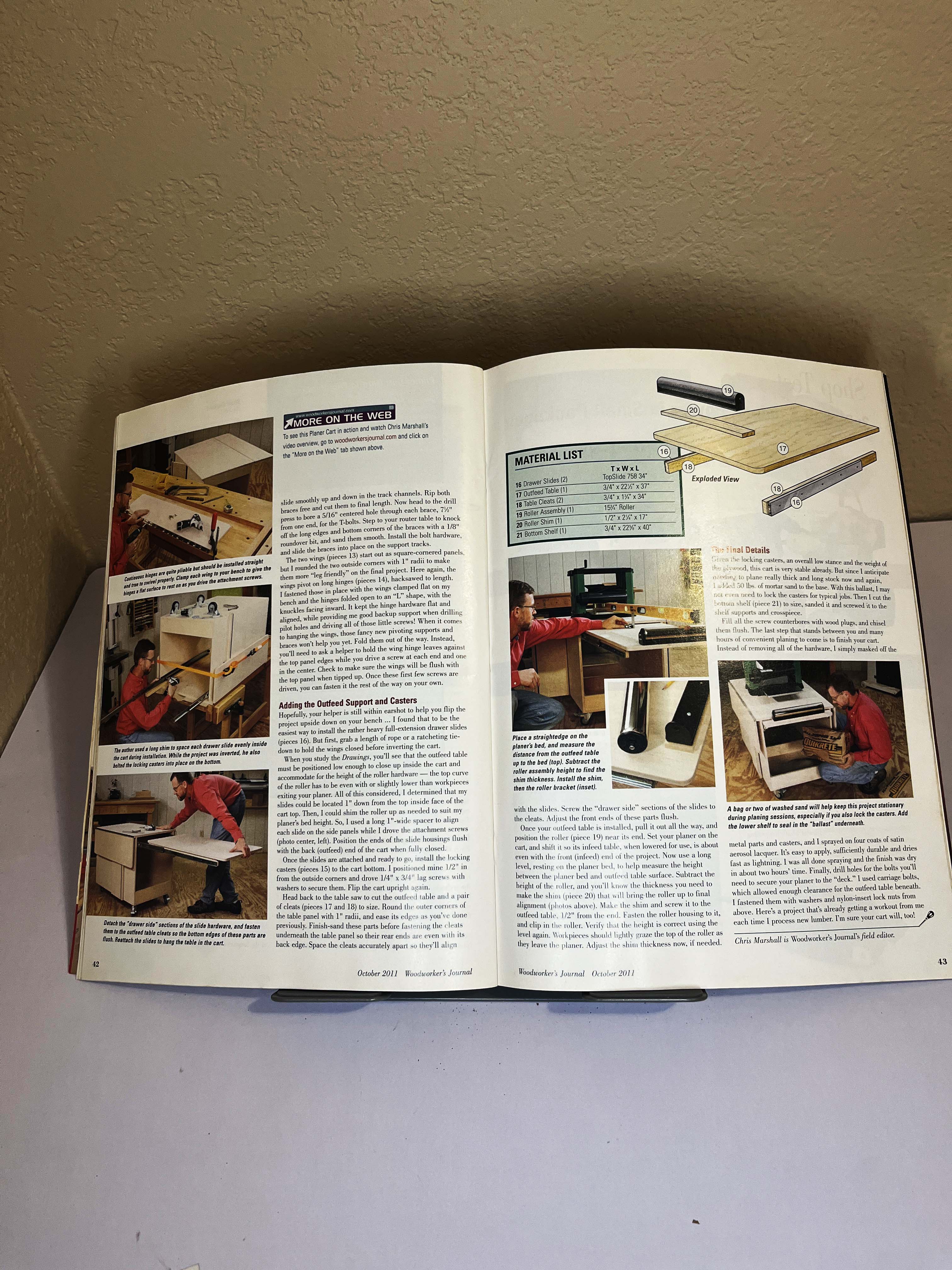 Woodworker's Journal, Jewelry Cabinet Plans, Oct 2011 — image 4