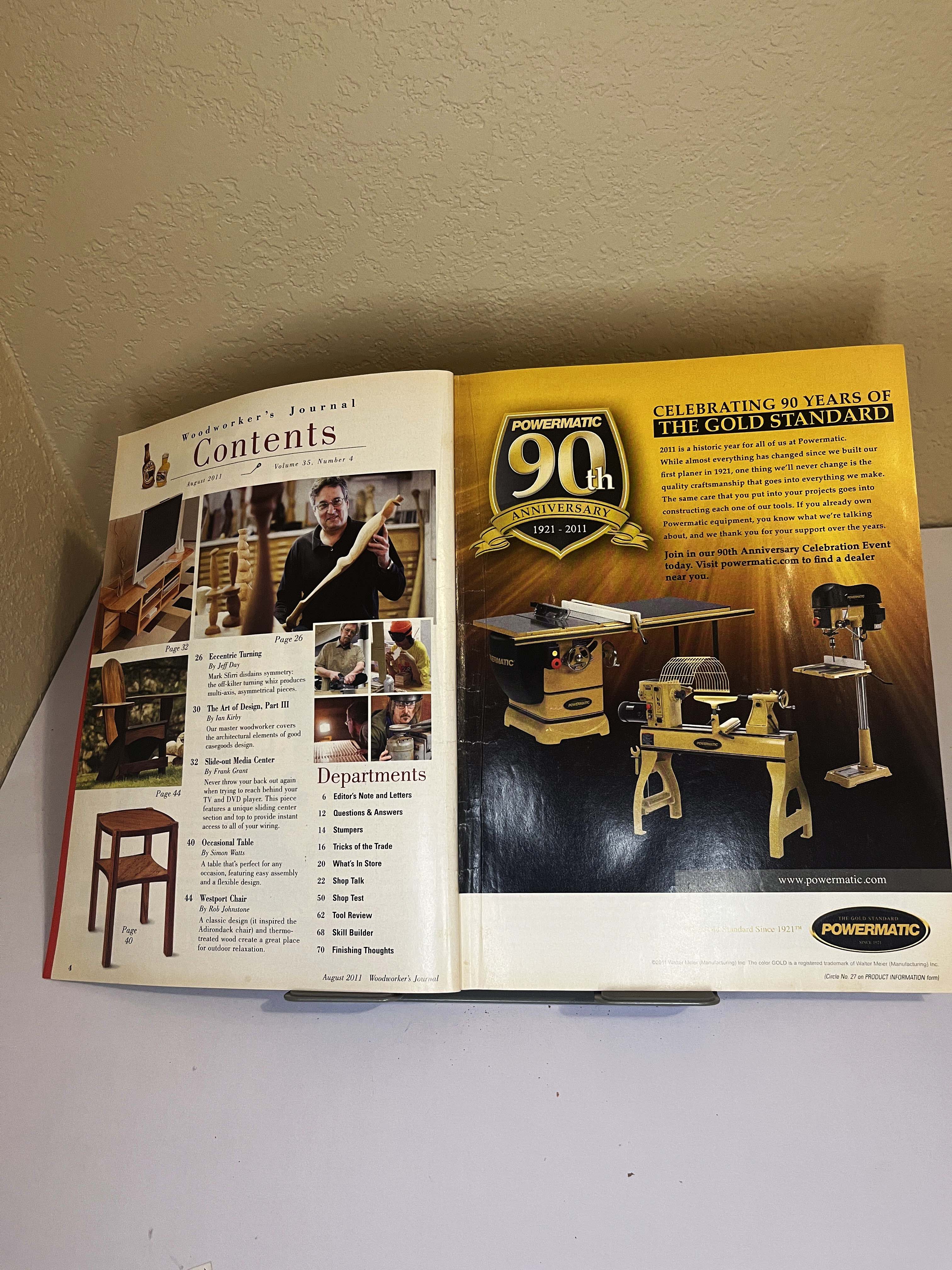 Woodworker's Journal Adirondack Chair Aug 2011 — image 2