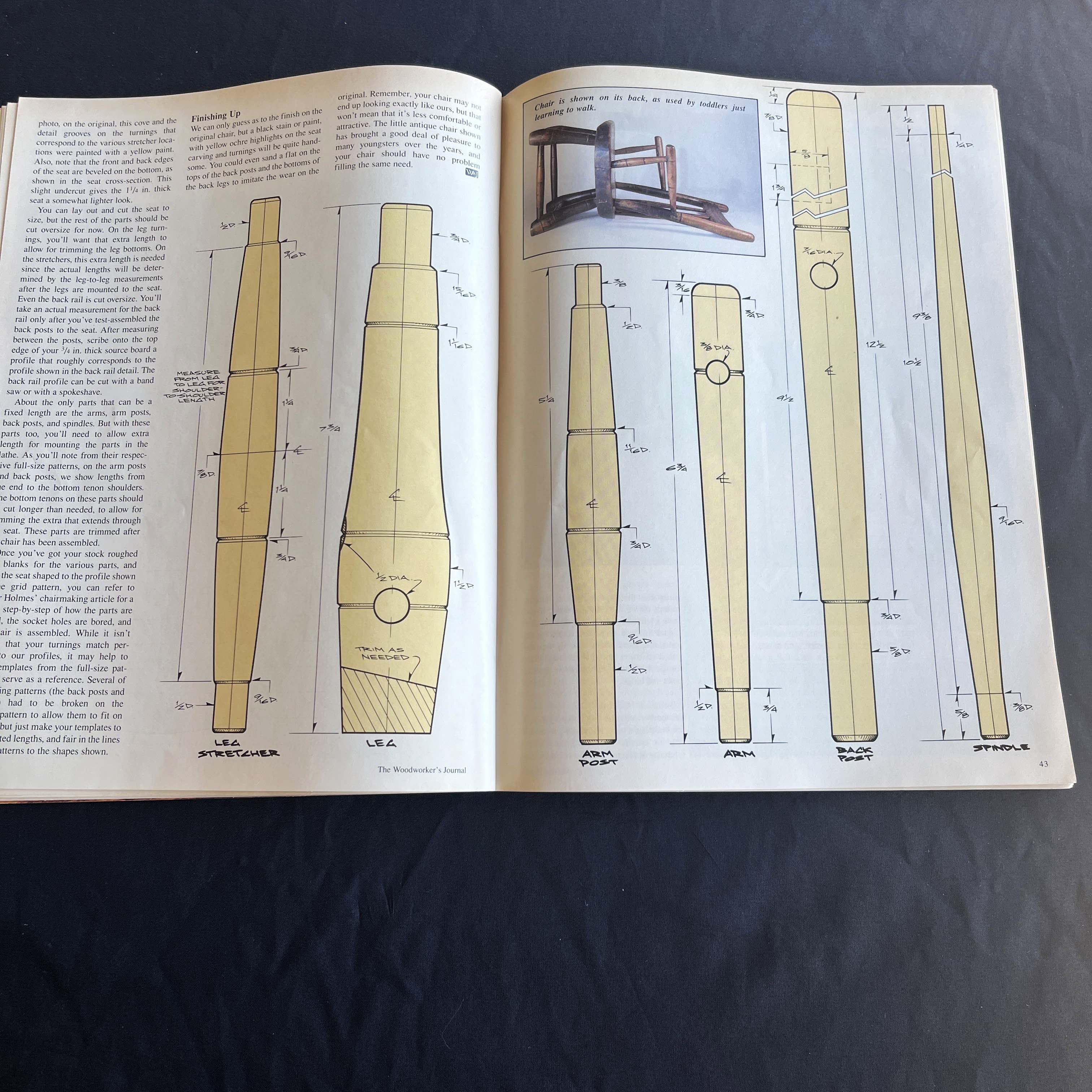 Woodworker's Journal Magazine Vacuum Turning Sept/Oct 1992 — image 4