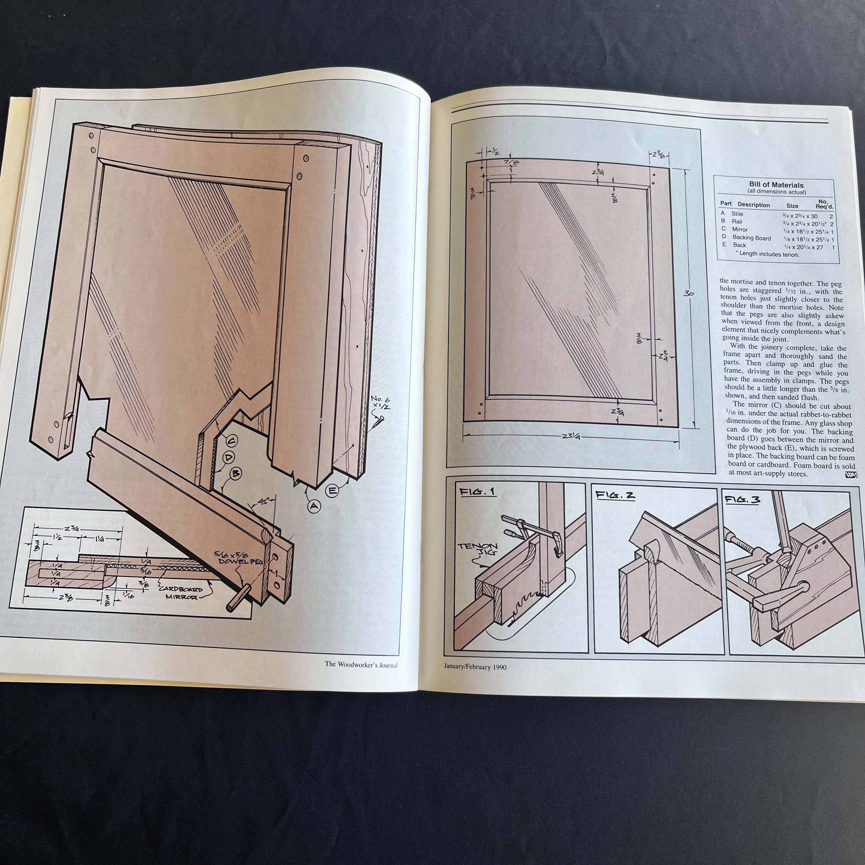 Woodworker's Journal Spindle Sander Plans Jan/Feb 1990 — image 3