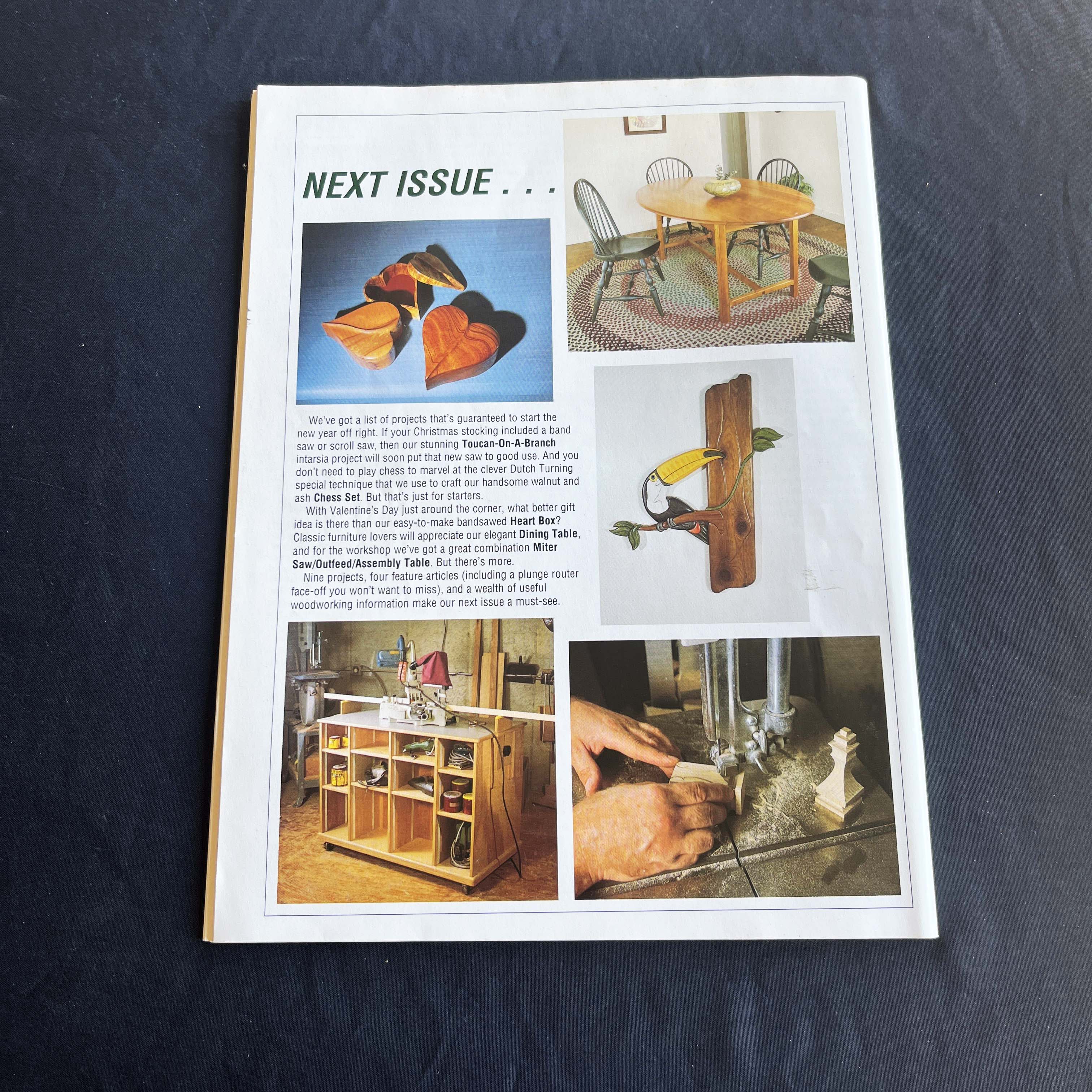 Woodworker's Journal Nov/Dec 1991 Country Pine Desk Plans — image 5