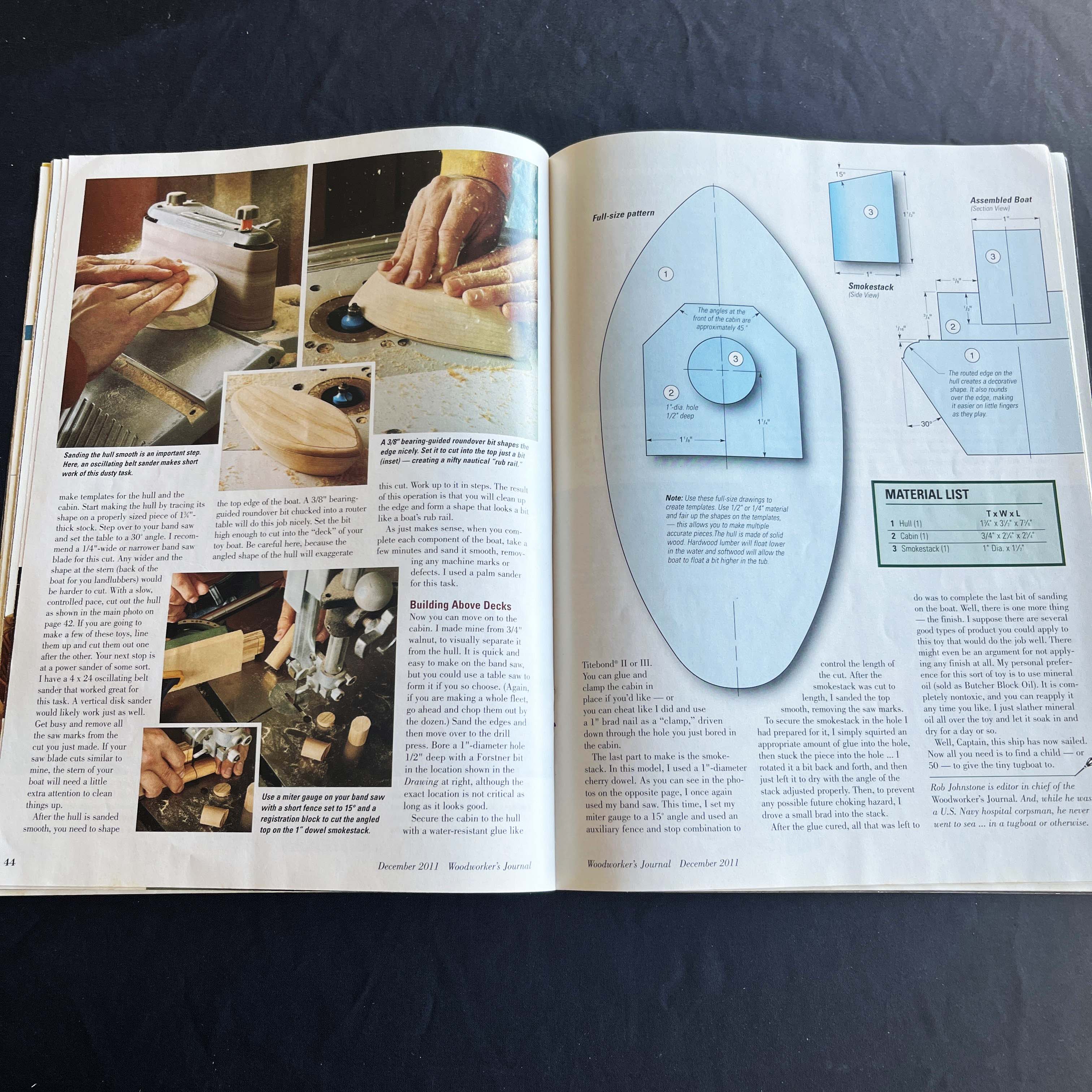 Woodworker's Journal Dec 2011 Mission Coffee Table Plan — image 4