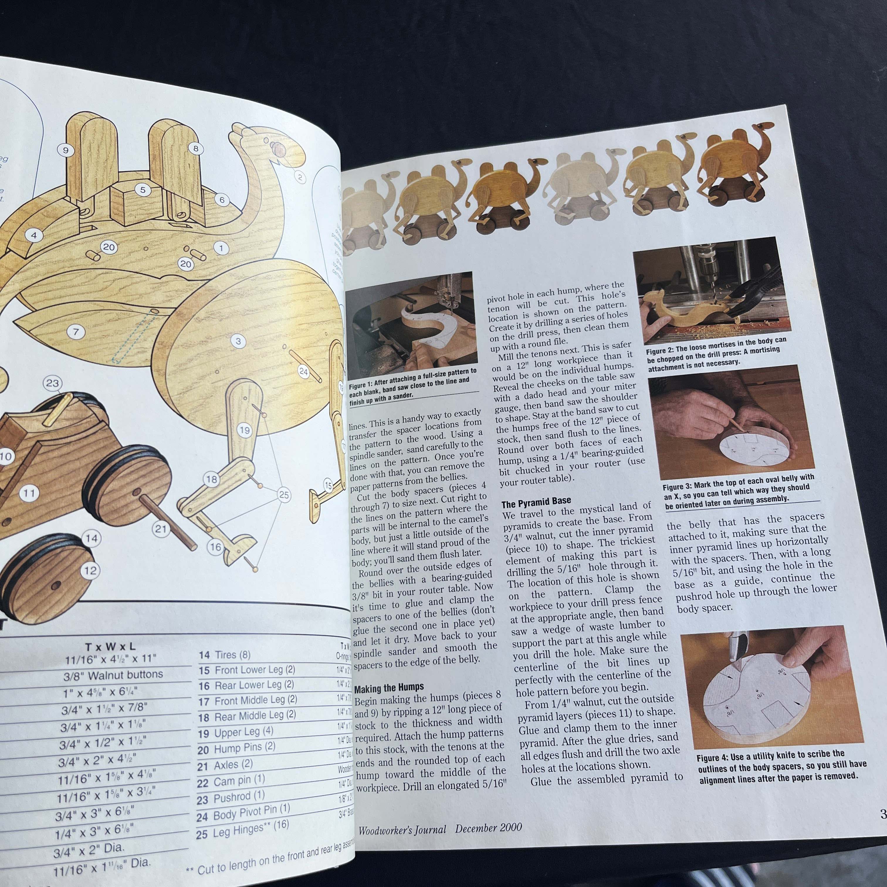 Woodworker's Journal Mag Sam Maloof Legend Dec 2000 — image 4