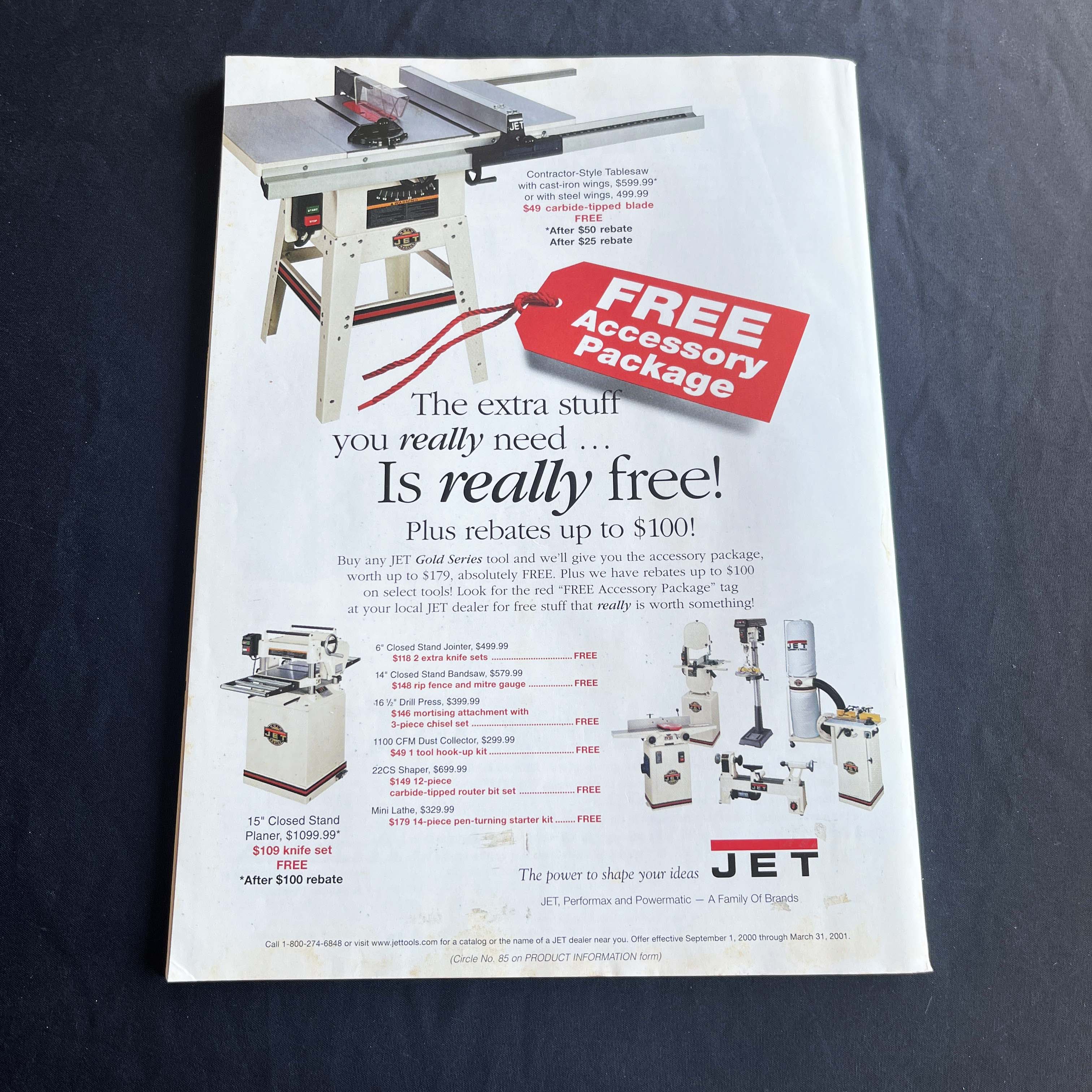 Woodworker's Journal Mag Sam Maloof Legend Dec 2000 — image 5