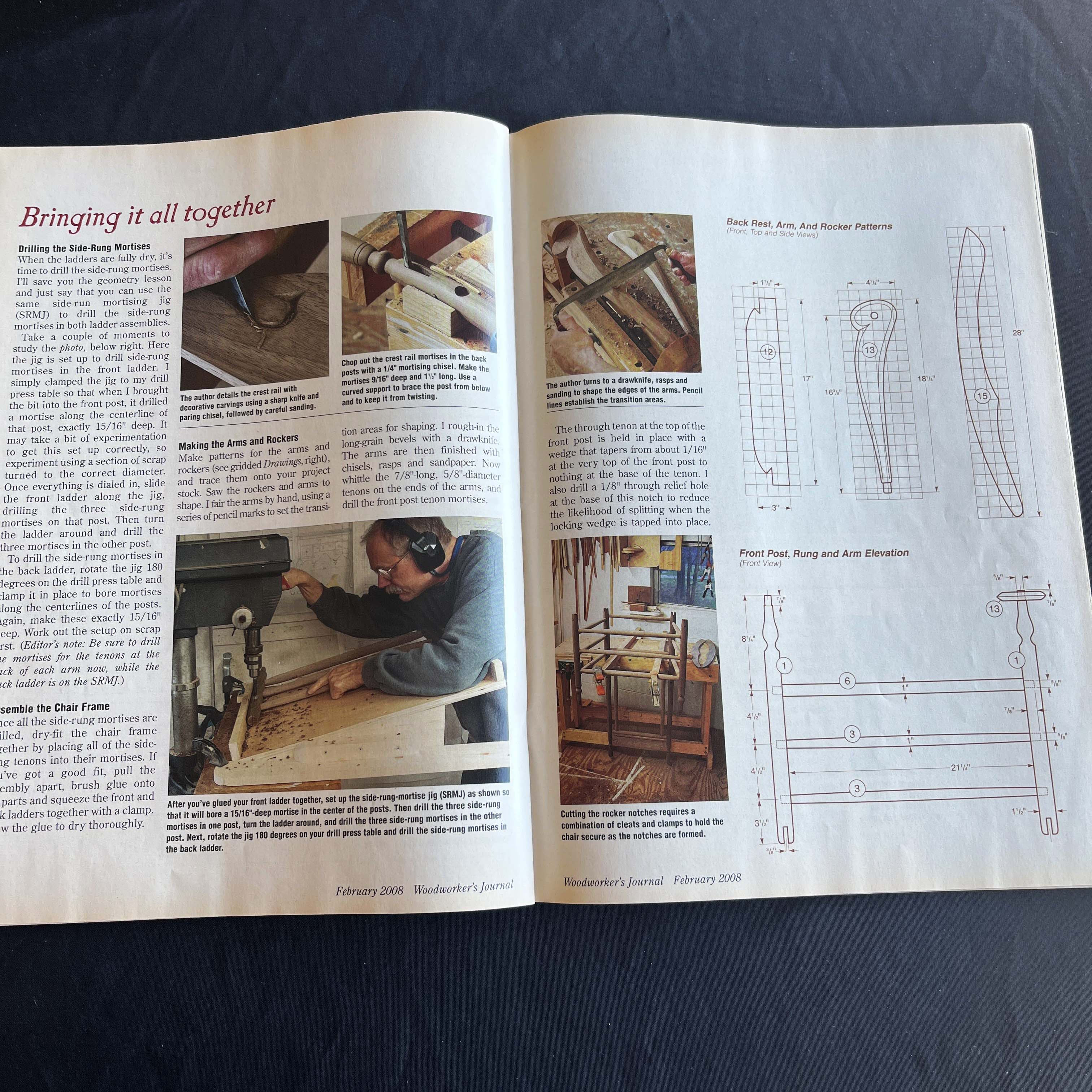 Woodworker's Journal Feb 2008, Folded Miter Joinery — image 4